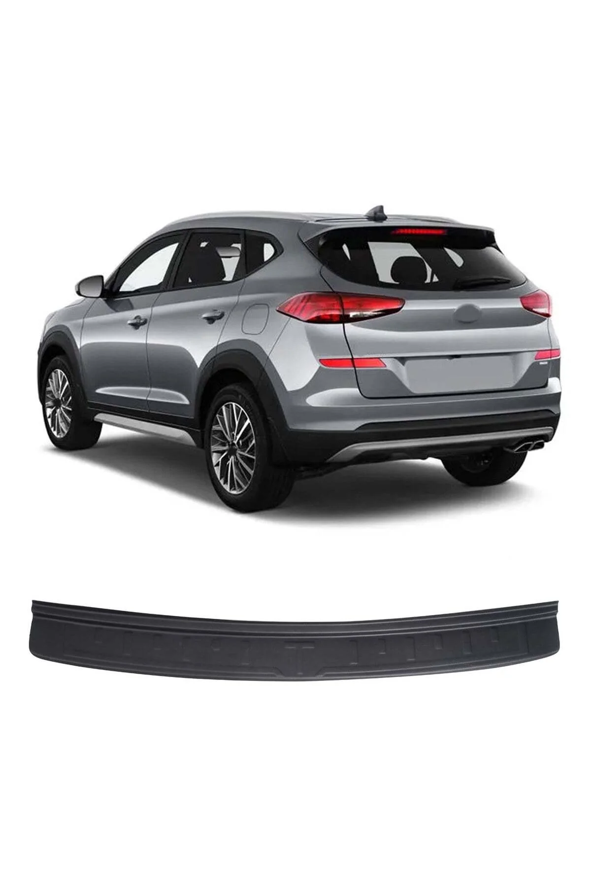 Hyundai Tucson 2018-2020 Uyumlu Arka Tampon Eşiği Koruma ABS Parlak Siyah Hyundai Tucson 2018-2020 Uyumlu Arka Tampon Eşiği Koruma ABS Parlak Siyah - Görsel 2