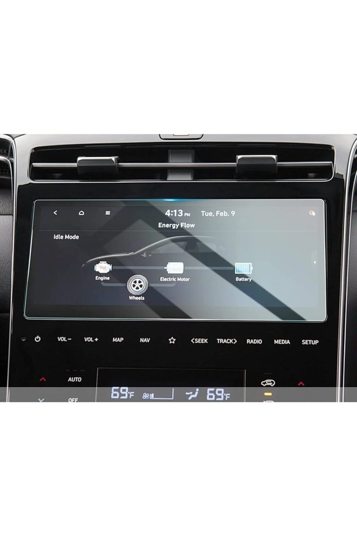 Hyundai Tucson 2021 10.25 Inç Multimedya Ekran Koruyucu Nano Film