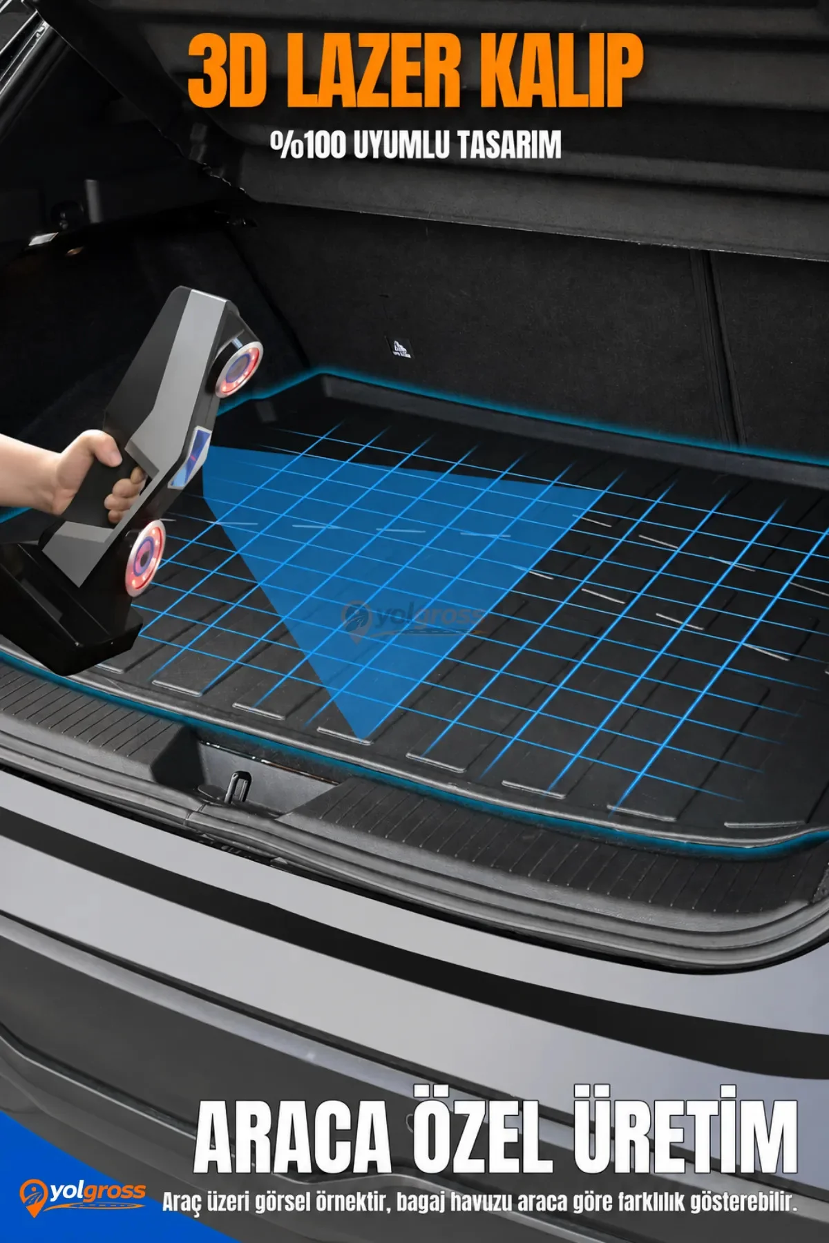 Hyundai Tucson 3D Pro Bagaj Havuzu 2015-2021 A+ Kalite