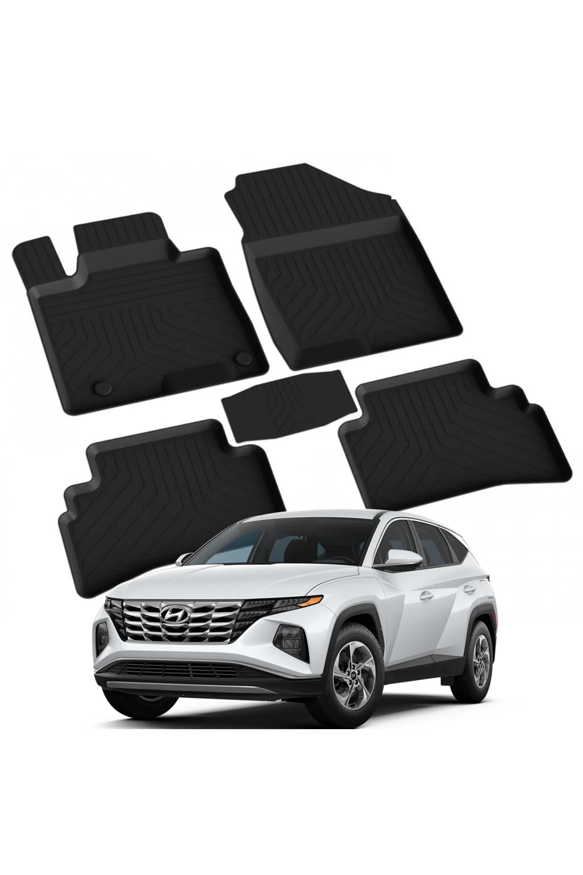 HYUNDAİ TUCSON 4 2021-2024 Model Yılları İçin Uyumlu Yeo 4D Havuzlu Paspas Takımı Fiyatı, Yorumları ve Özellikleri