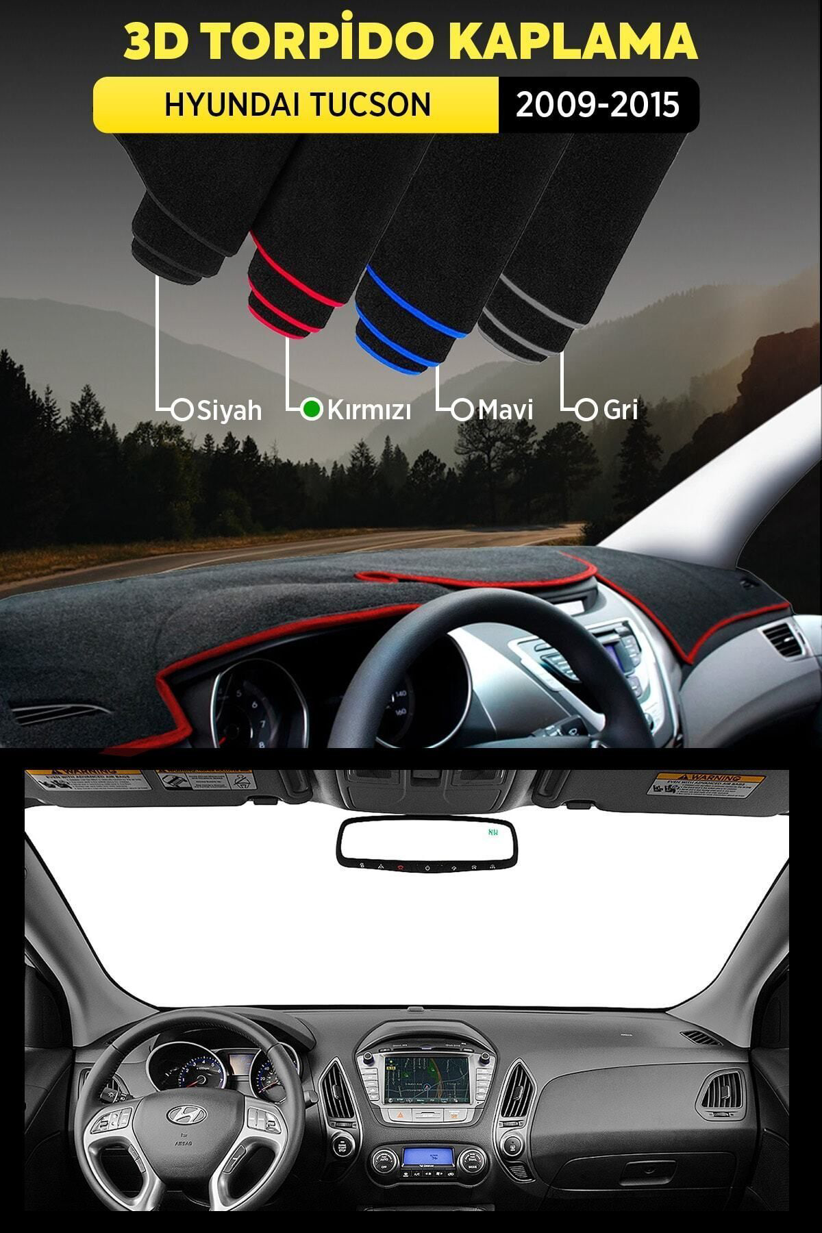 Hyundaı Tucson (2009-2015) 3d Torpido Koruma Kılıfı - Ön Göğüs Pa