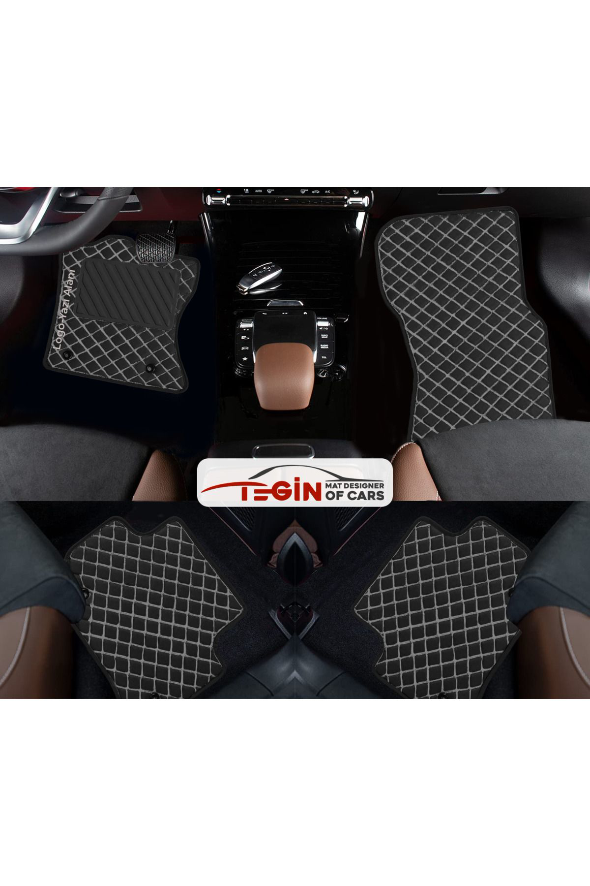 Hyundai Tucson 2015 Ve Sonrası Prime Siyah Beyaz Deri Siyah Kenar