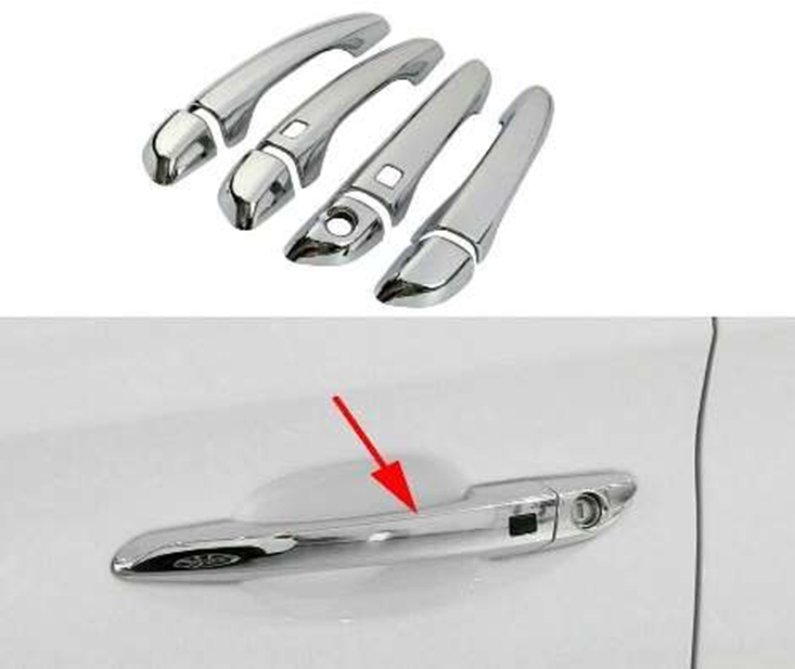 Hyundai Tucson Uyumlu 2015 Sonrası Kapı Kolu (Sensörlü) ABS Krom 