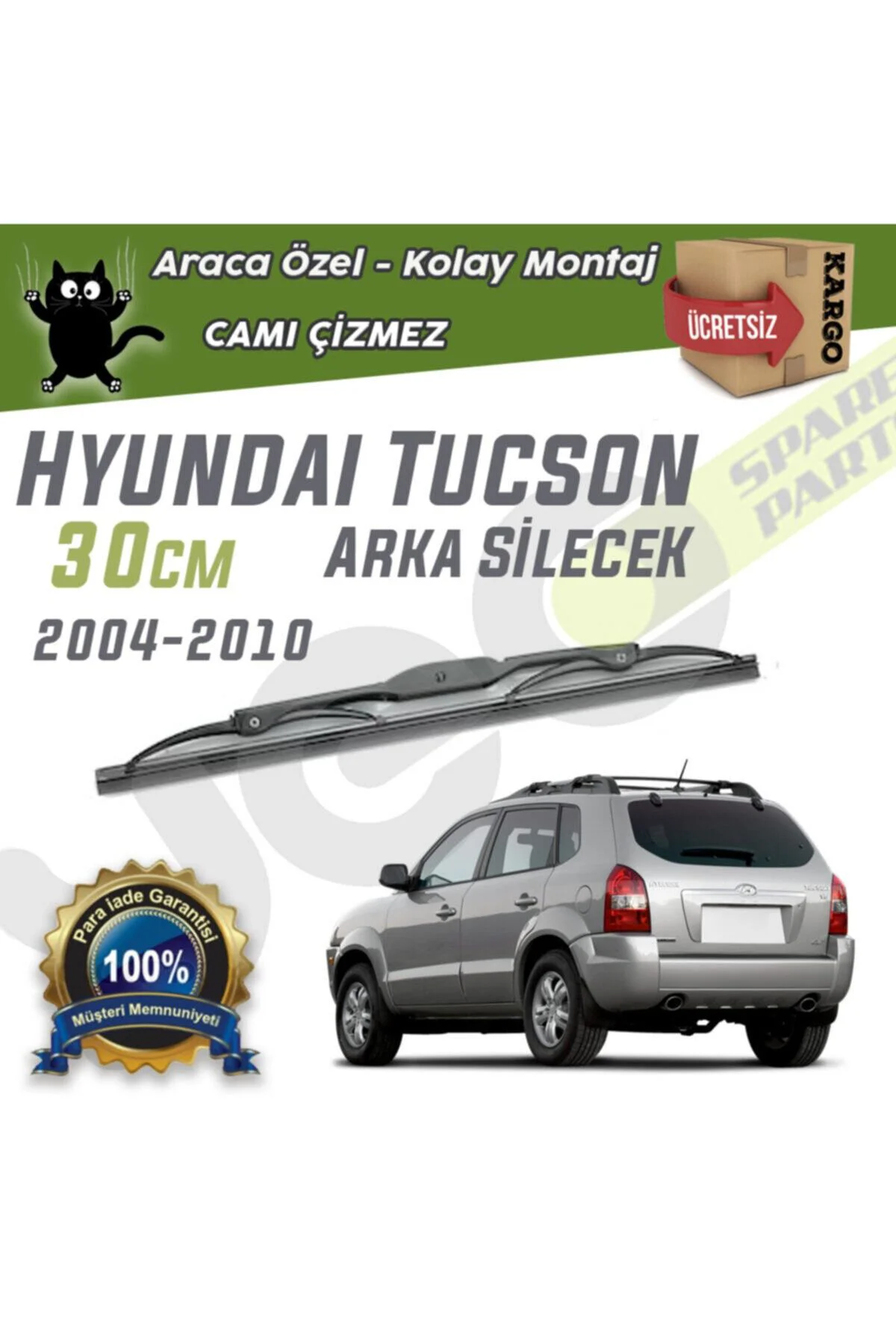 Hyundai Tucson Arka Silecek 2004-2010