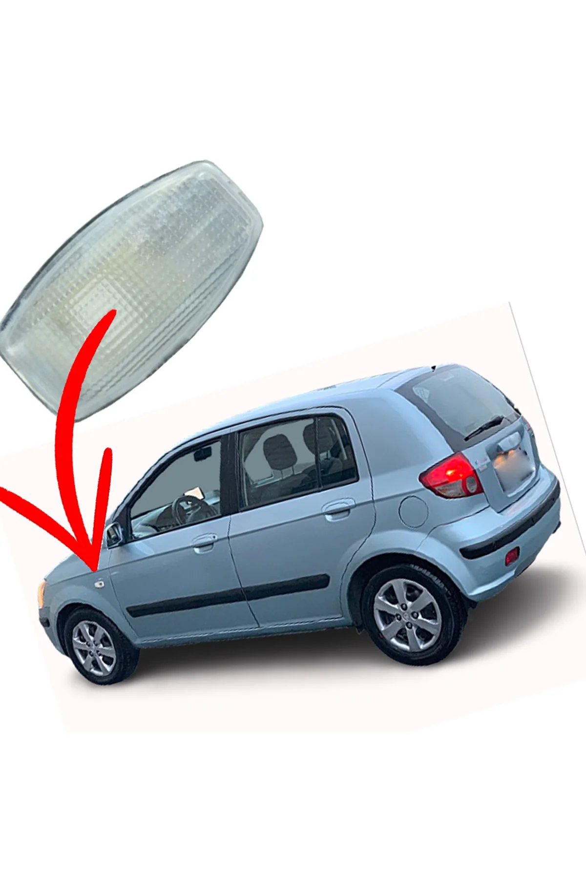 Hyundai Uyumlu Çamurluk Sinyal Lambası Sağ Ve Sol  1 Adet
