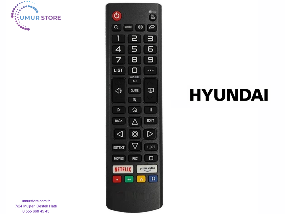 Hyundai Webos Televizyon Uyumlu Kumanda-Mikrofonsuz Hyundai Webos Televizyon Uyumlu Kumanda-Mikrofonsuz