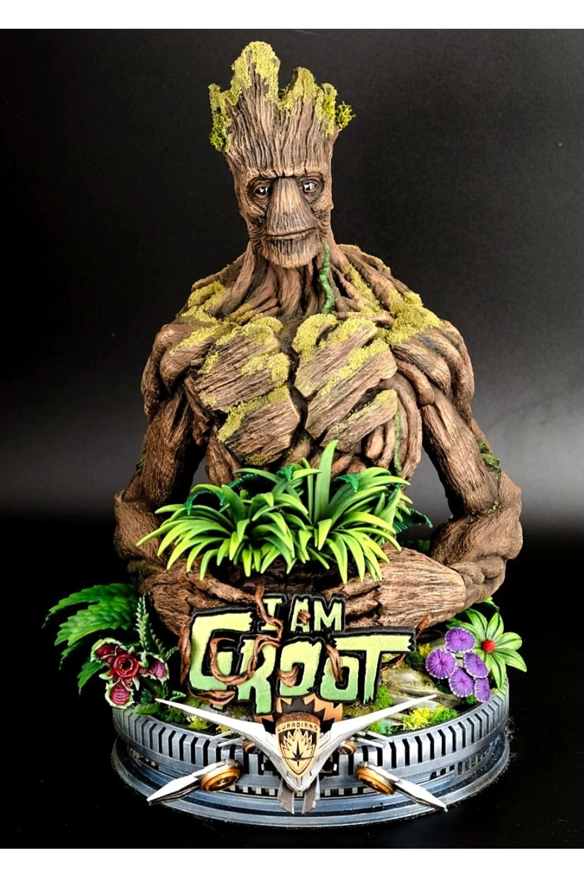 I Am Groot Boyalı Figür 20 Cm ( Büyük Boy )