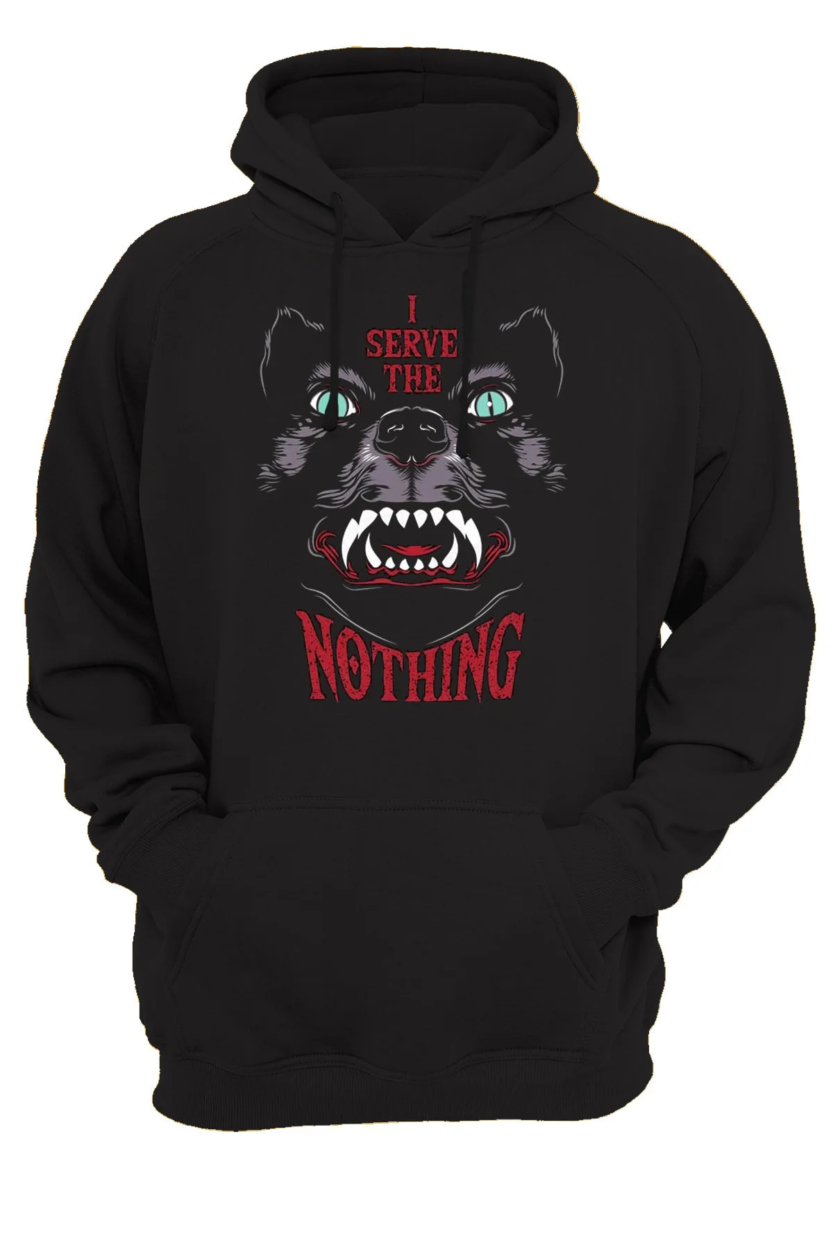 I Serve Nothing Baskılı 3 Ipl. Şardonlu, Kalın (600 Gr.) Içi Pola