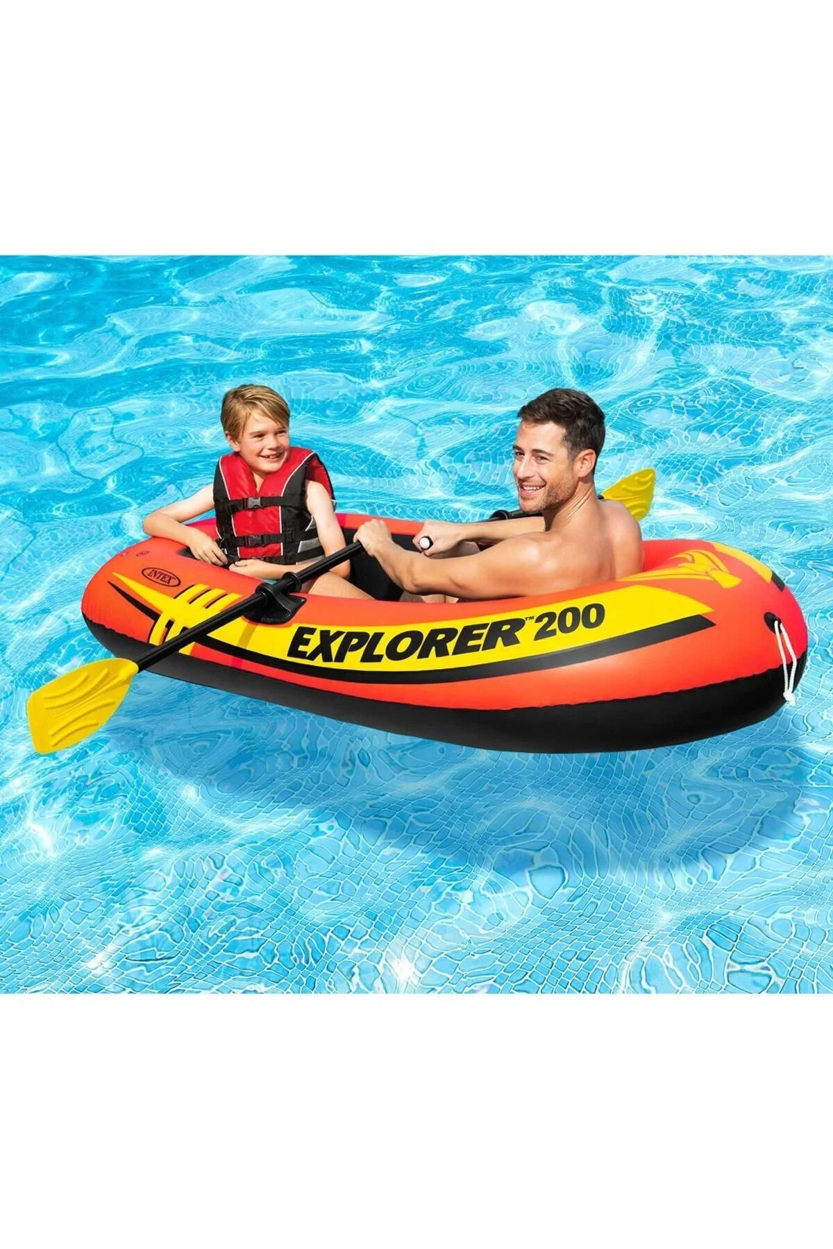 IB58331 Intex Explorer Bot 200 Set (Kürek Pompa) 185x94x41 cm