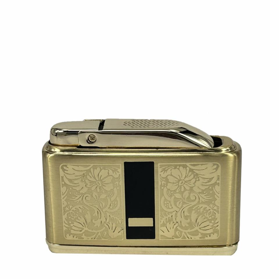 Çanta Yurdu İbelo Tarz Çelik Depo Çakmak Siyah Mineli Altın Renk