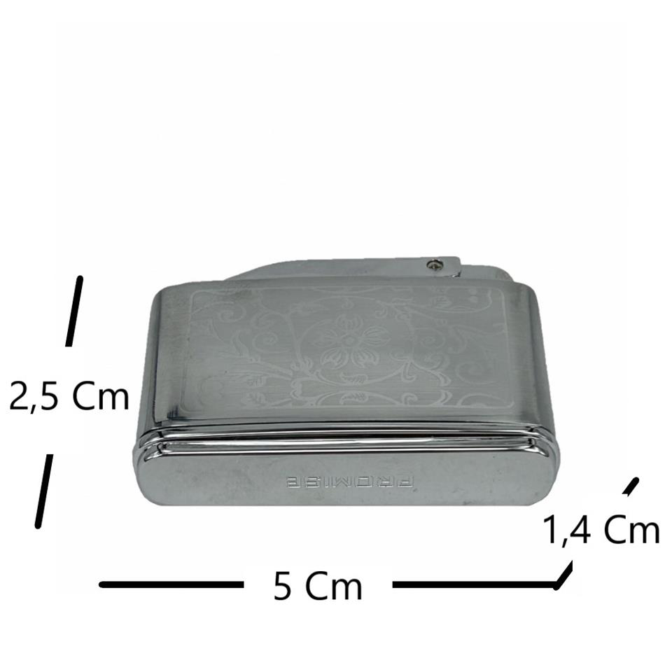 Çanta Yurdu İbelo Tarz Çelik Depo Promise Çakmak Gümüş Renk