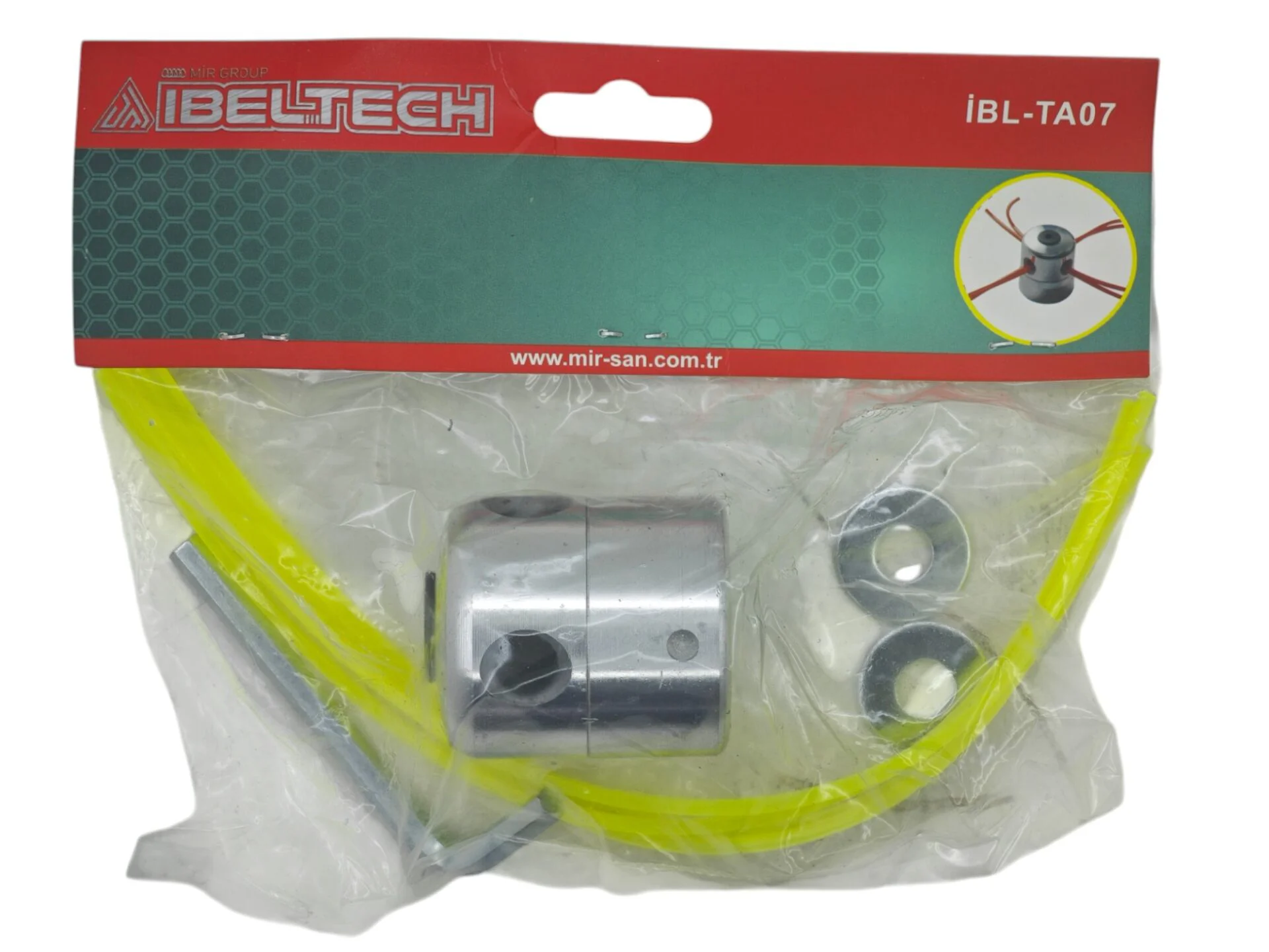 İBL-TA07   İbeltech İki Parça Örümcek Tırpan Başlığı 4lü