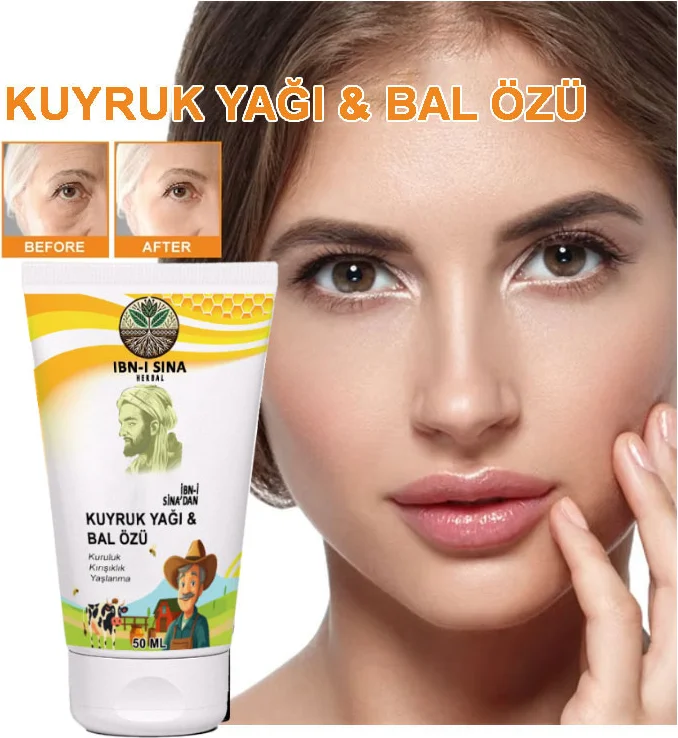 Ibn-I Sina Kuyruk Yağı & Bal Özü Kremi 2 Adet - Cilt Bakımı ve Besleyici Bakım Ürünü