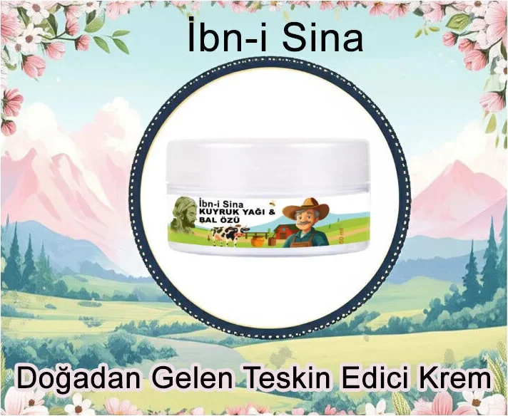 Ibn-I Sina Kuyruk Yağı & Bal Özlü Teskin Edici Bakım Kremi 50 ml x 2 Ad + Çörek Otu Yağı ile