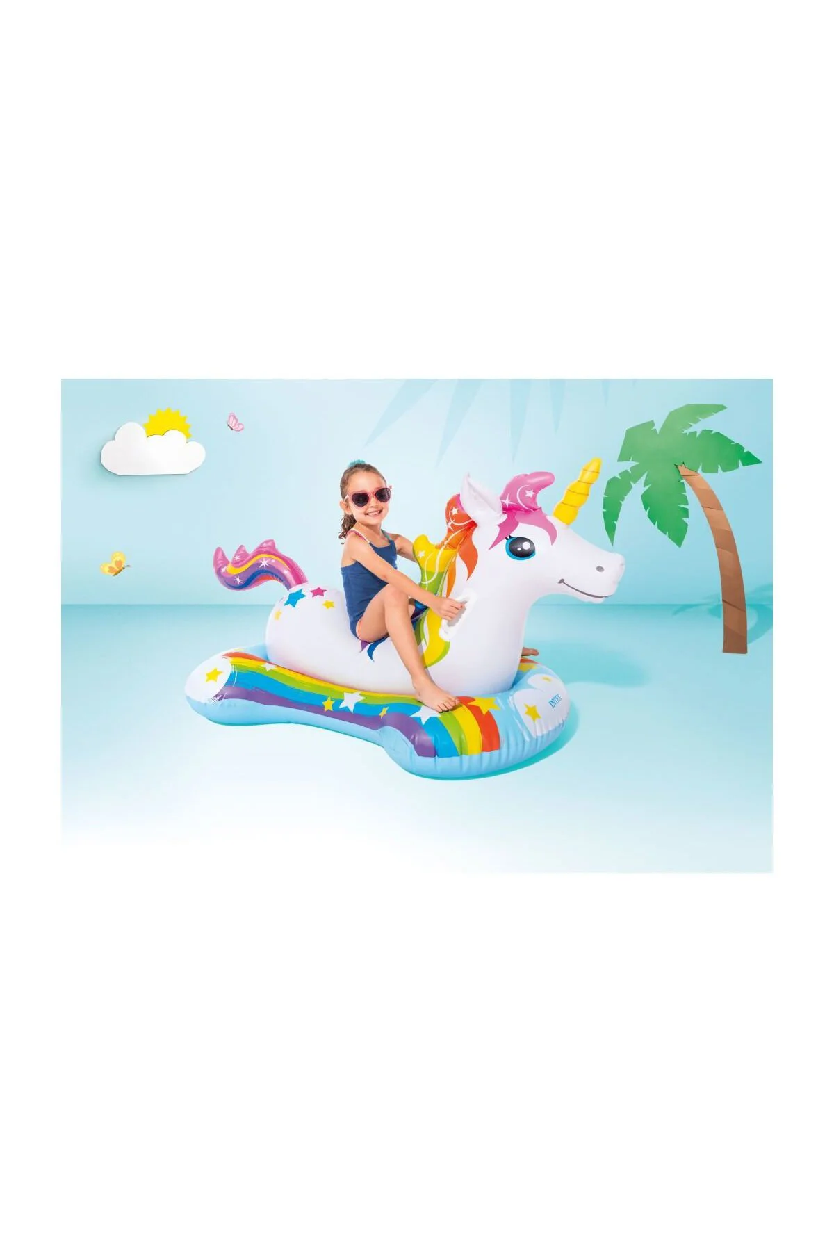 IBN57552 Sihirli Unicorn Binici 163X86 cm - Vardem Oyuncak