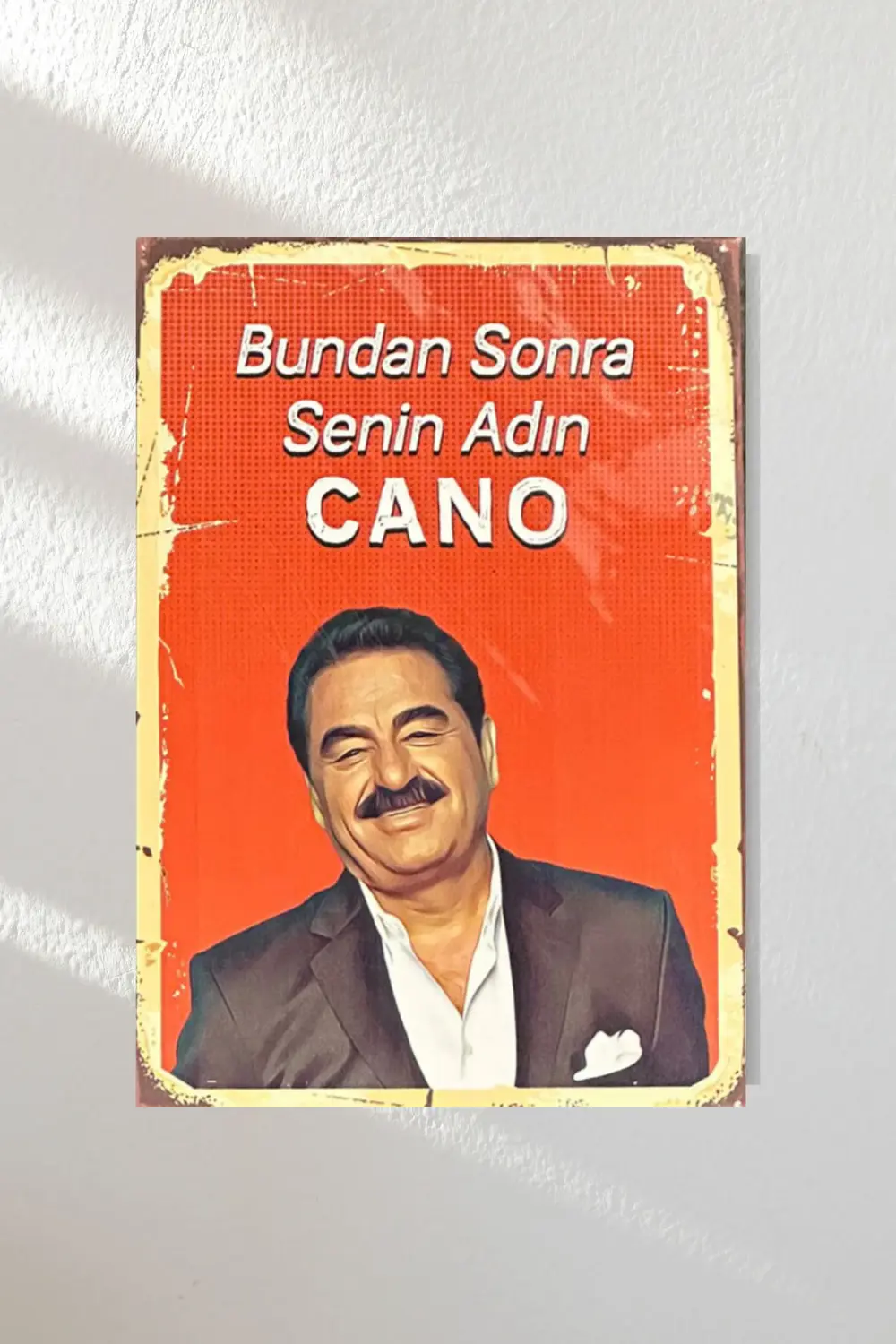 "ibo Tatlıses Imparator" Ahşap Poster Üçlü Set 20*15 Cm