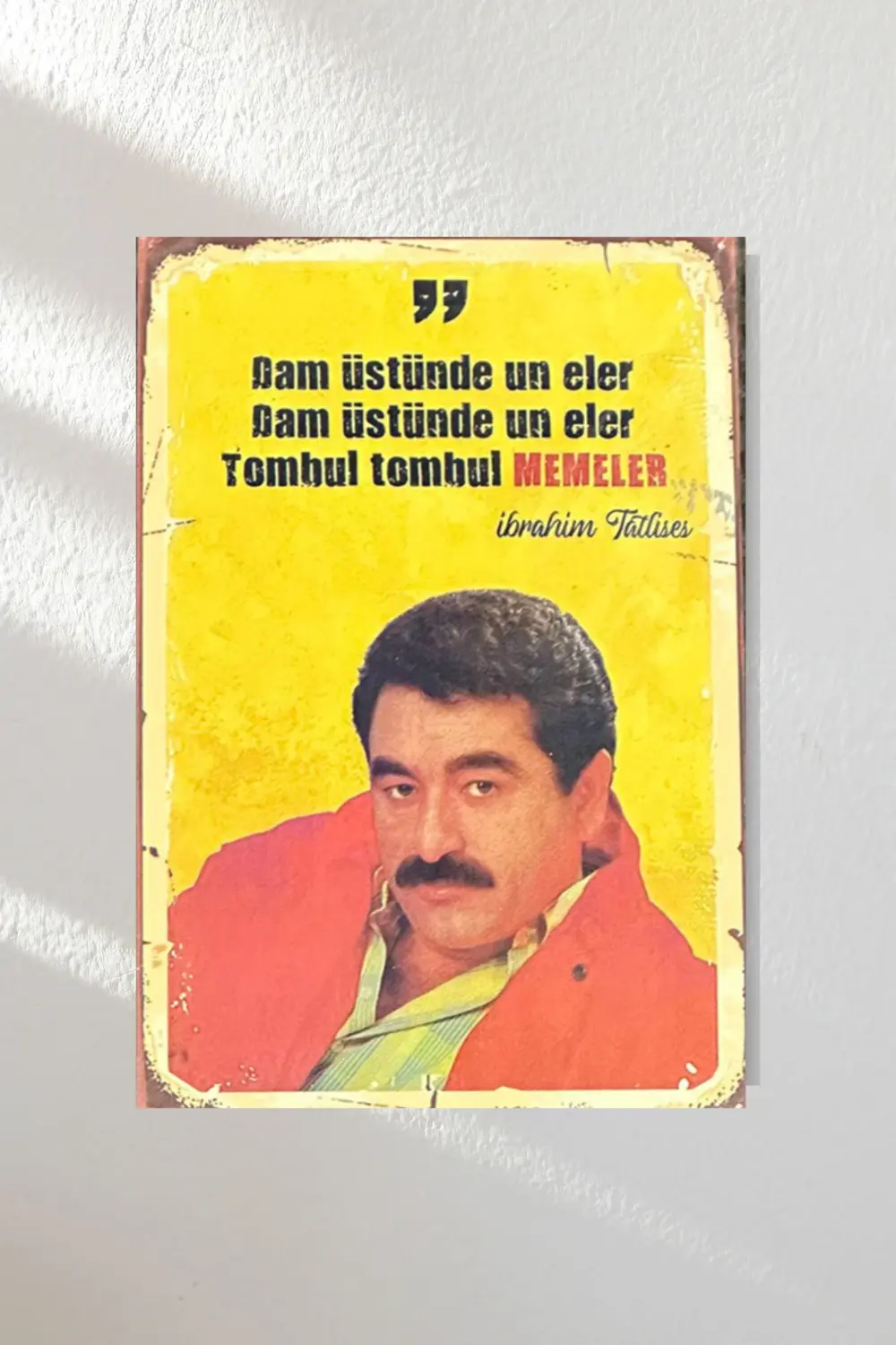 "ibo Tatlıses Imparator" Ahşap Poster Üçlü Set 20*15 Cm