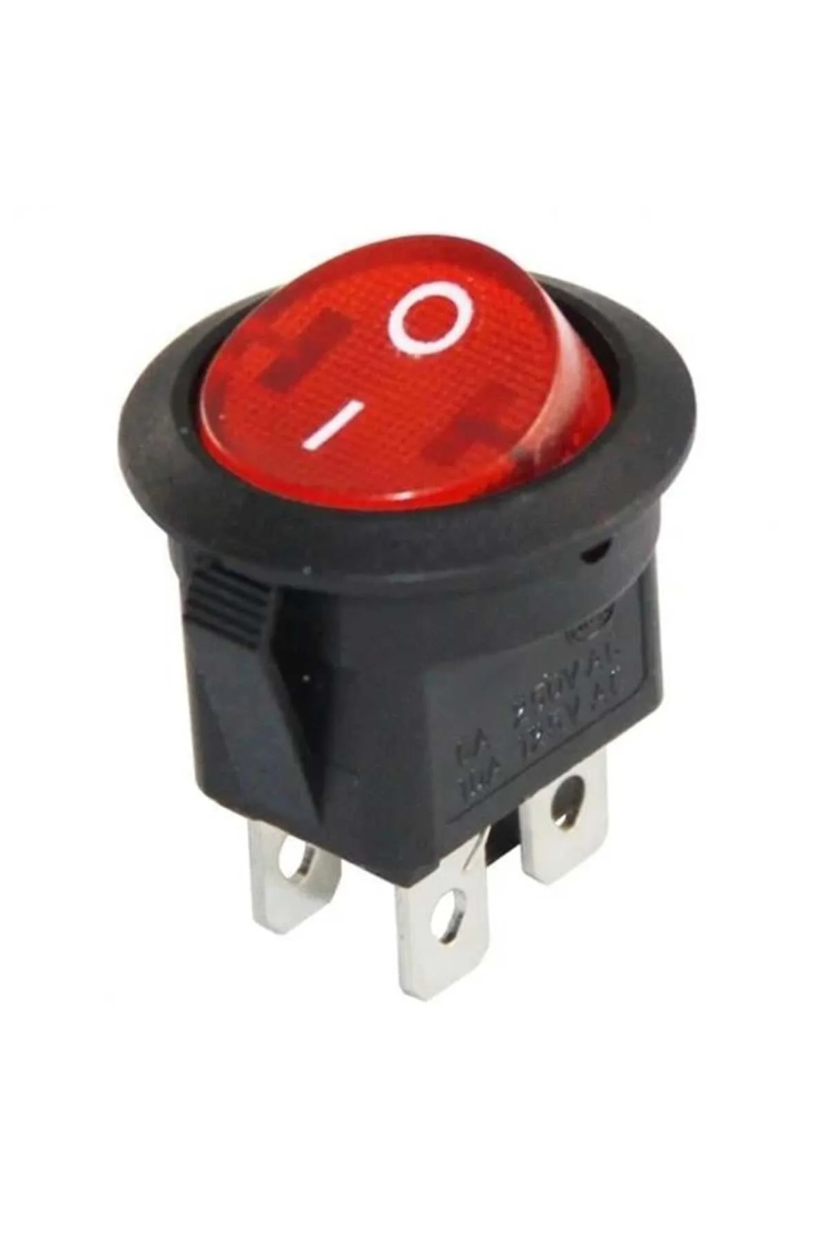 Ic-131-4 Yuvarlak Işıklı On-off Anahtar 4p
