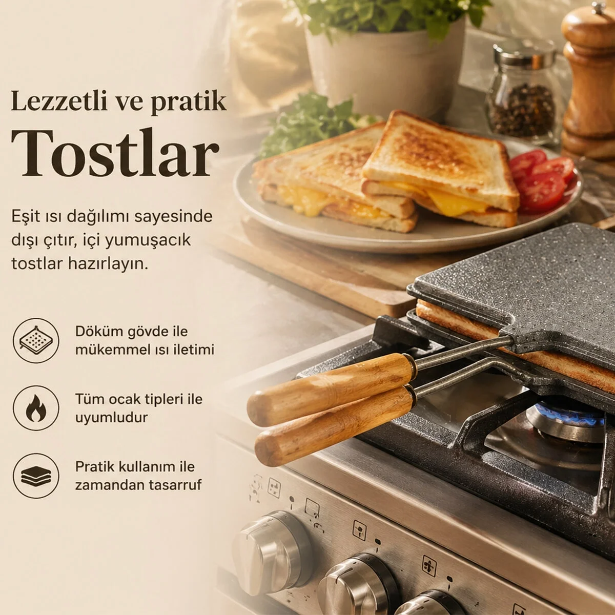 İç Dış Granit Tost Makinası Bx40 Fiyatı, Yorumları ve Özellikleri