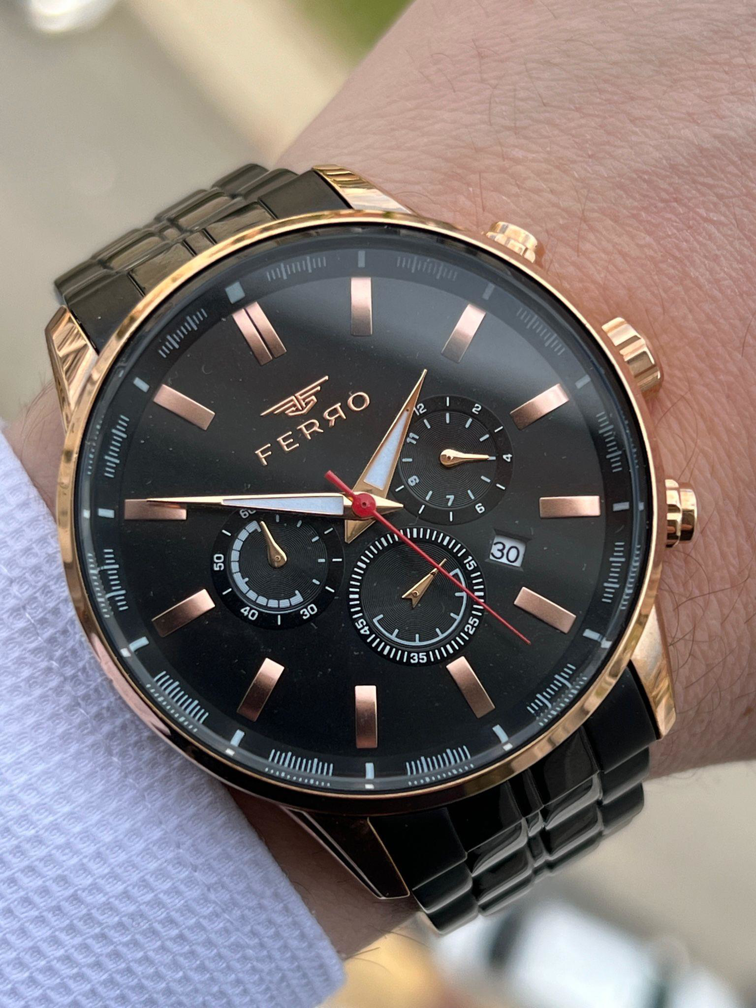 İç Fonksiyonları Aktif Chronograph 30 Mt Su Geçirmez Erkek kol Sa