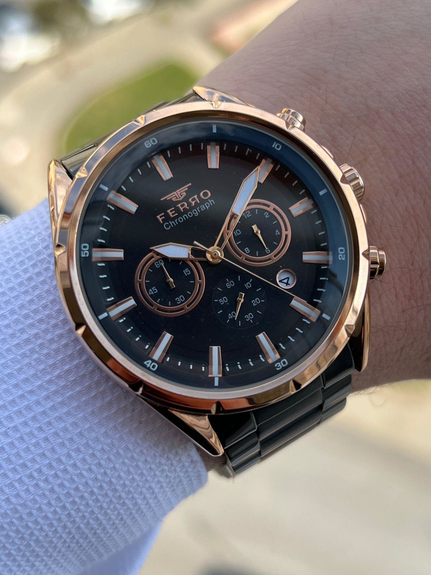 İç Fonksiyonları Aktif Chronograph 30 Mt Su Geçirmez Erkek kol Sa