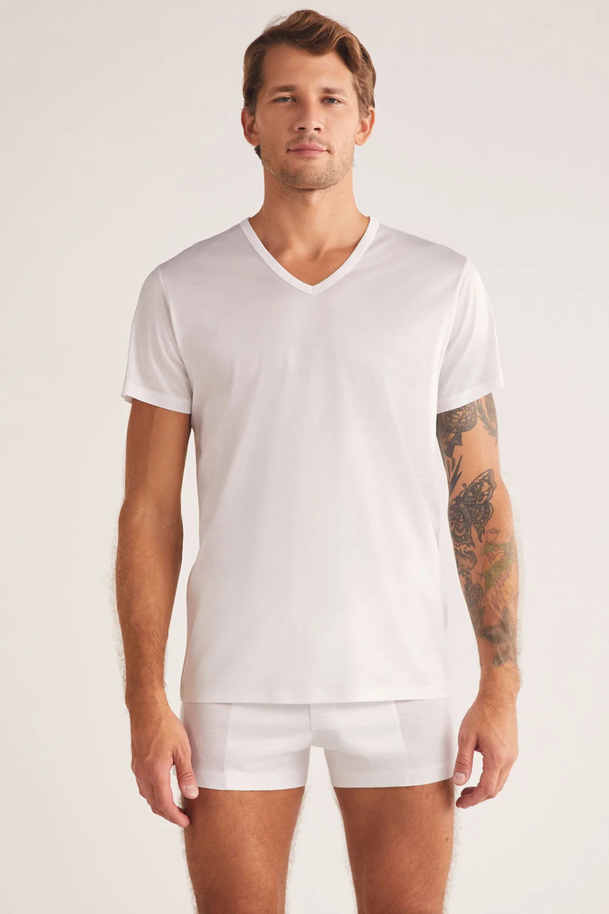İç Giyim (2 ADET) KOM Elite V Yaka Pamuk Merserize Erkek Tshirt İç Giyim (2 ADET) KOM Elite V Yaka Pamuk Merserize Erkek Tshirt