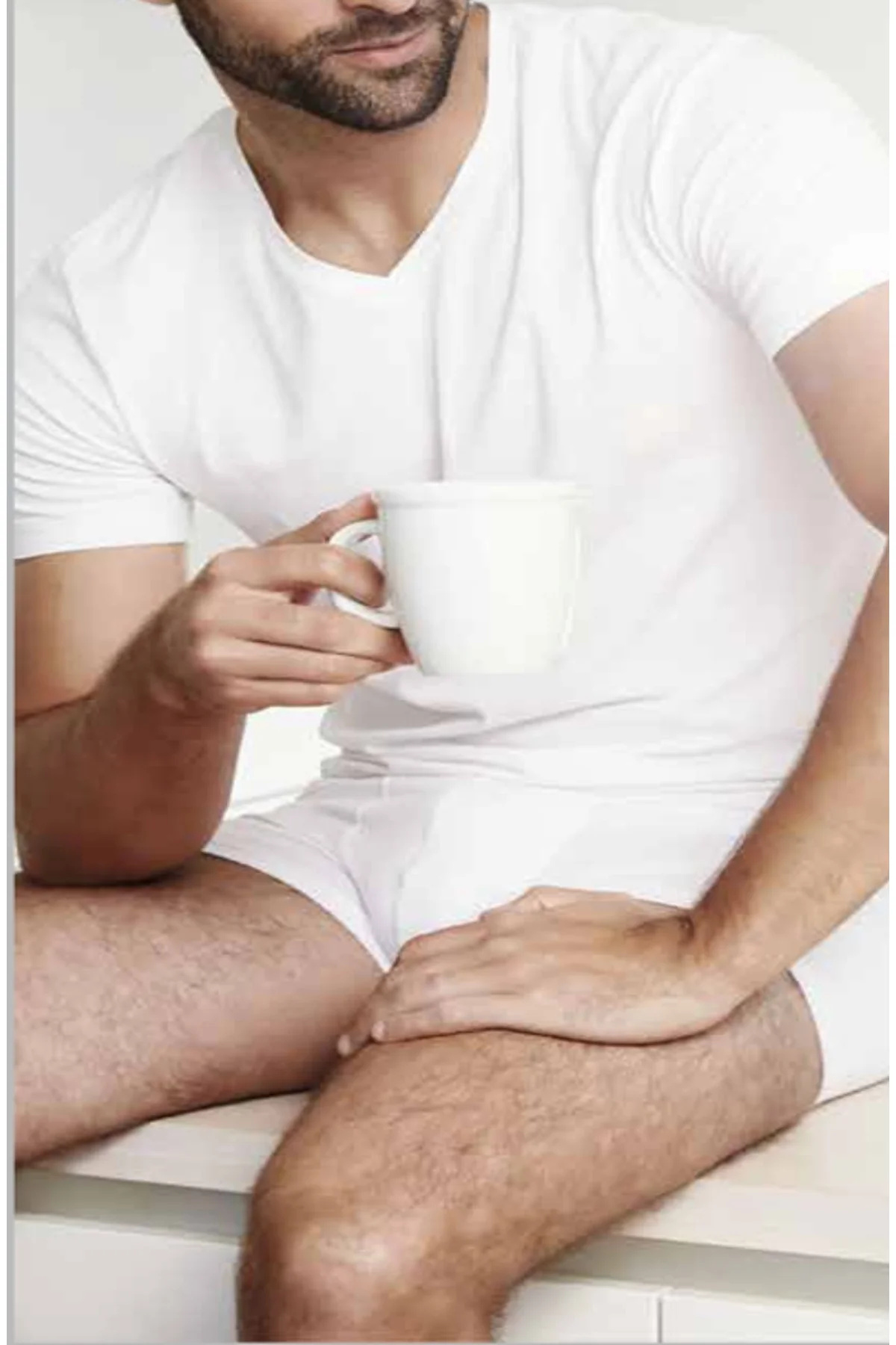 İç Giyim (3 Adet) BOXMAN Özel Modal Kumaş V Yaka Elit Fanila