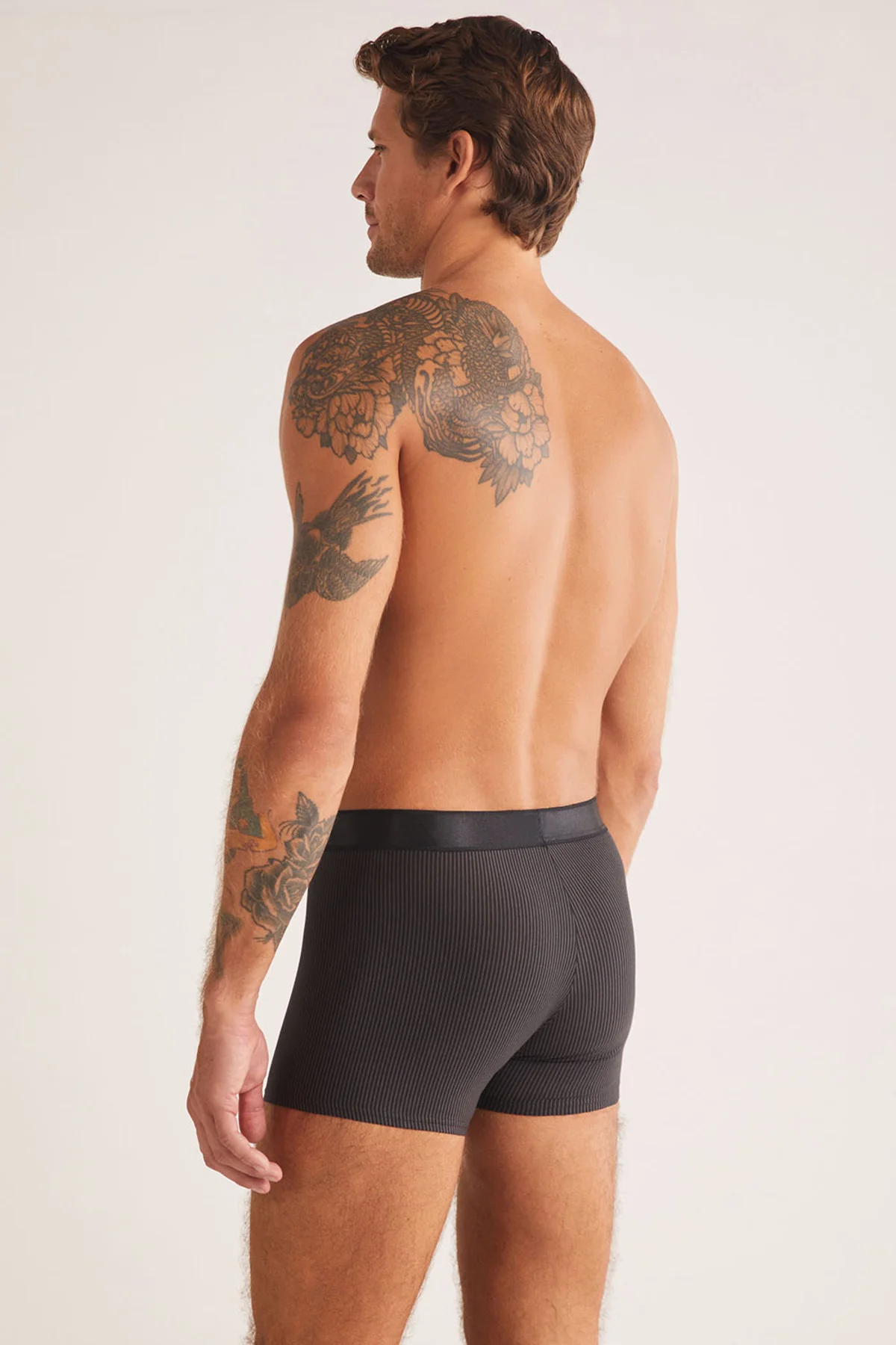 İç Giyim ( 3 Adet) KOM Luca Çizgili Erkek Boxer