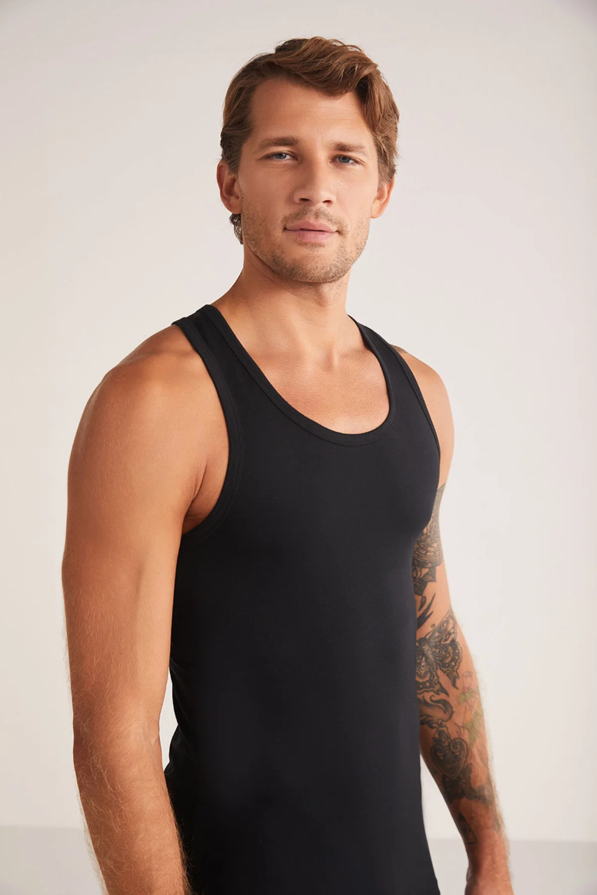 İç giyim 4 Adet K.O.M  Aytron Halter Basic Erkek Atlet
