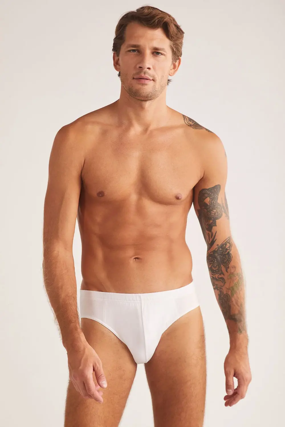 İç Giyim ( 4 Adet) Pamuklu Basic Erkek Slip