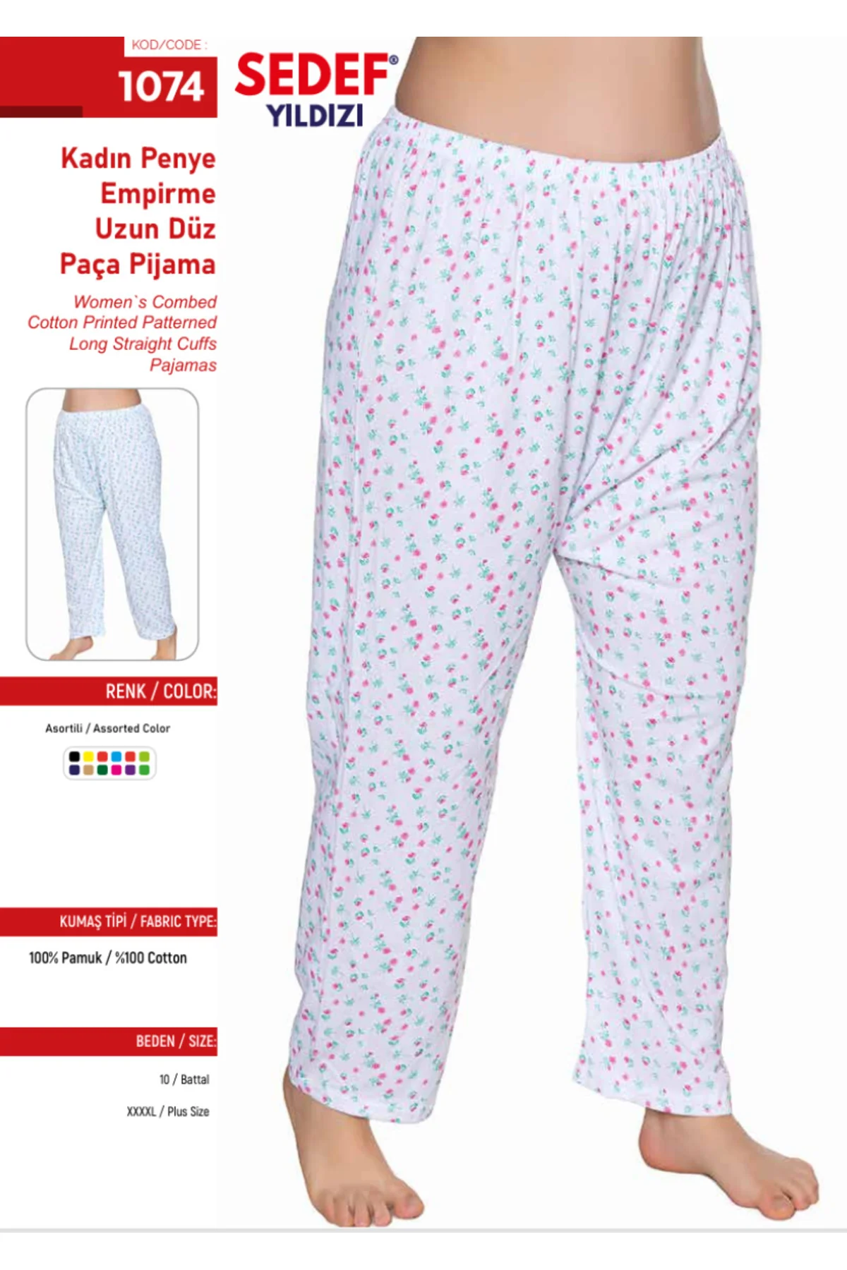 İç Giyim (6 ADET) %100 PAMUK ANNE PAÇALI MODELLERİ UZUN DON