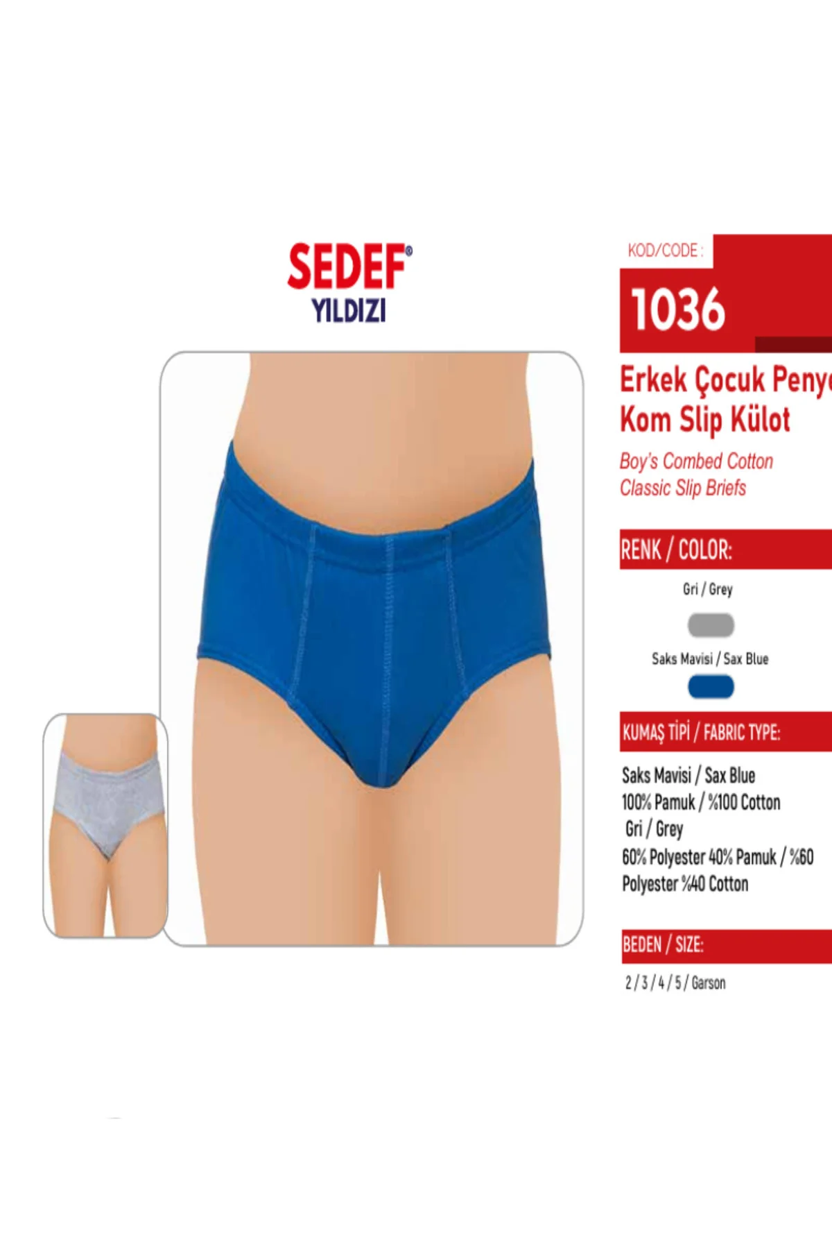 İç Giyim (6 adet) PAMUKLU EKONOMİK PAKET ERKEK ÇOCUK ALT MODELLERİ