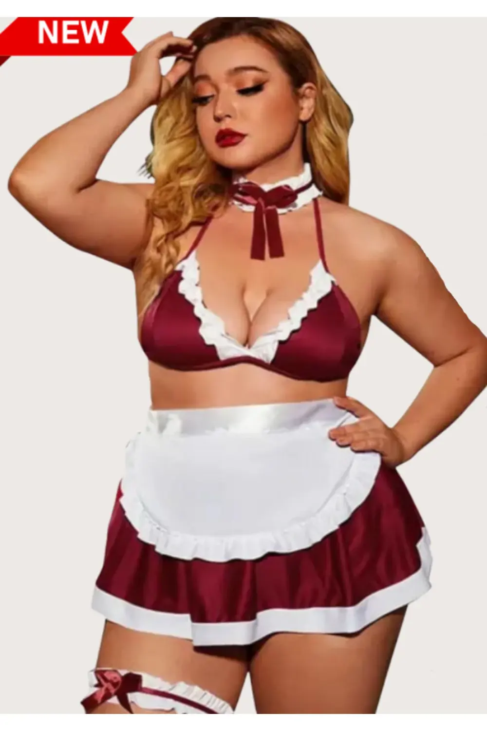 İç Giyim ANASTASİA FANTEZİ HİZMETÇİ GECELİK BÜYÜK BEDENLİ