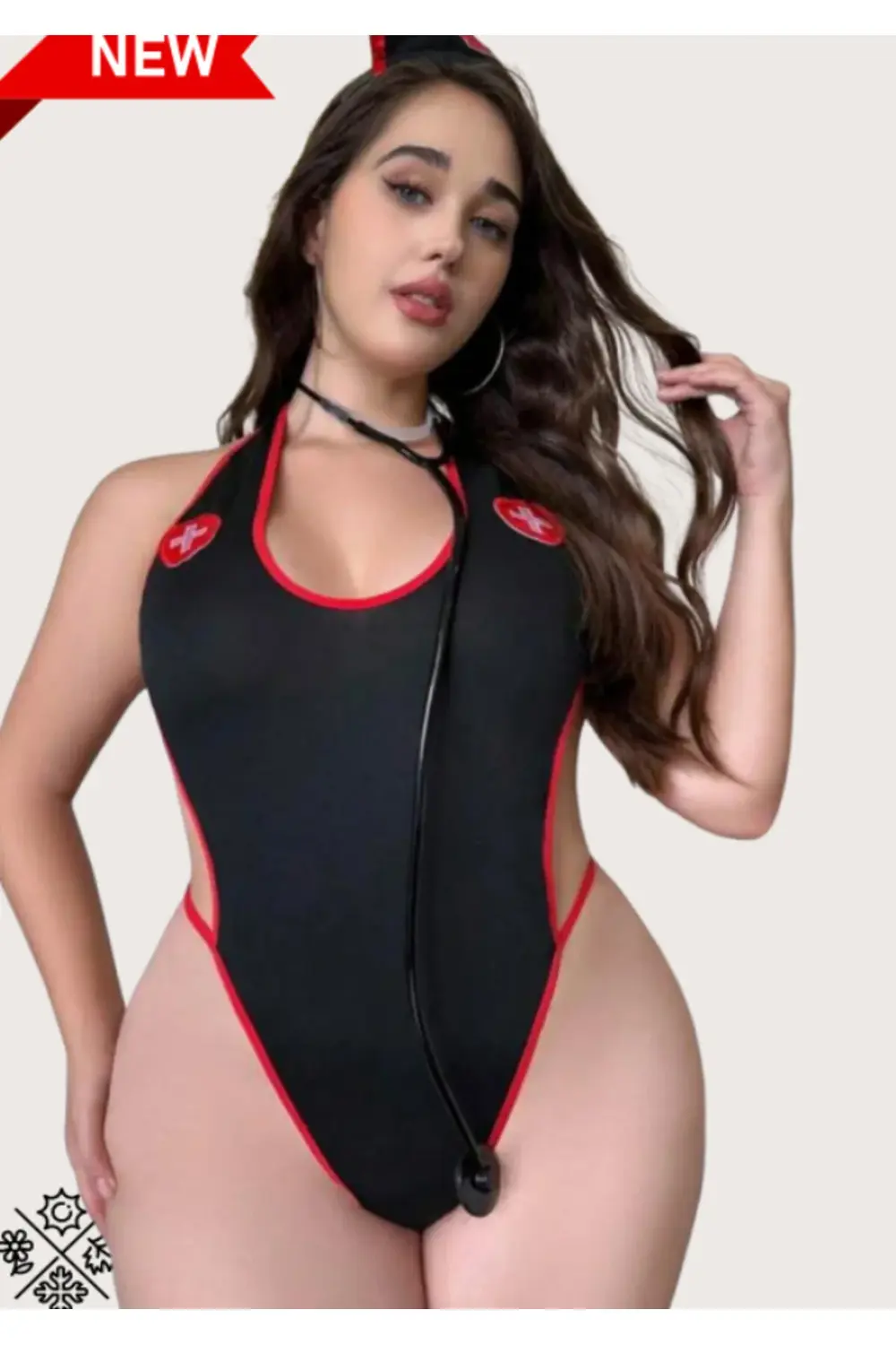 İç Giyim ANASTASİA HEMŞİRE KOSTÜM BÜYÜK BEDENLİ