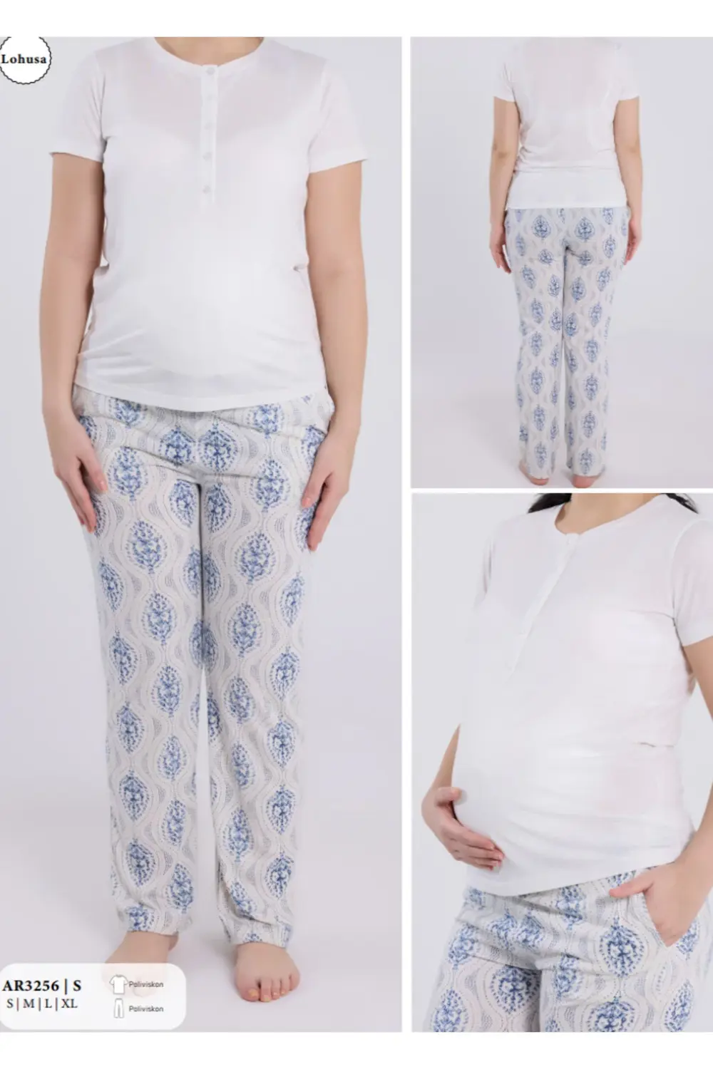 İç Giyim ARNETTA Hamile Pijama Takımı