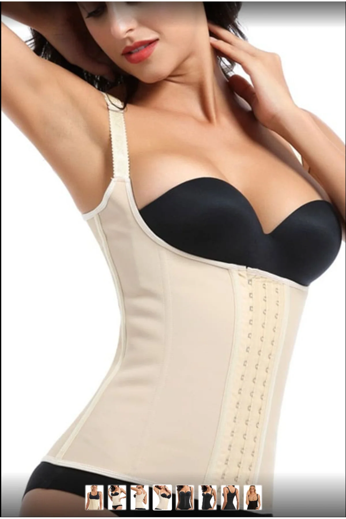 İç Giyim Askılı Latex Şekillendirici Agraflı Korse Pera Fitol