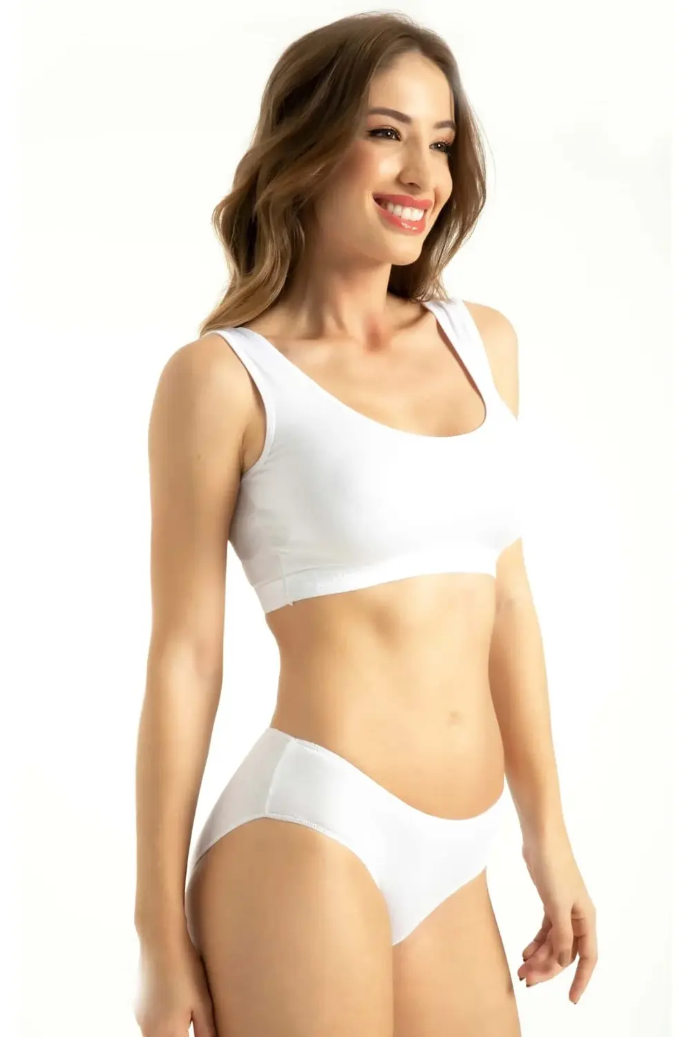 İç Giyim Bambu 5 li Karışık Renkli Düşük Bel Külot