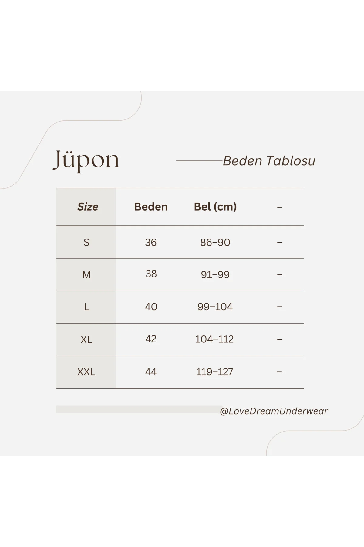 İç Giyim Bambu Mini Jüpon