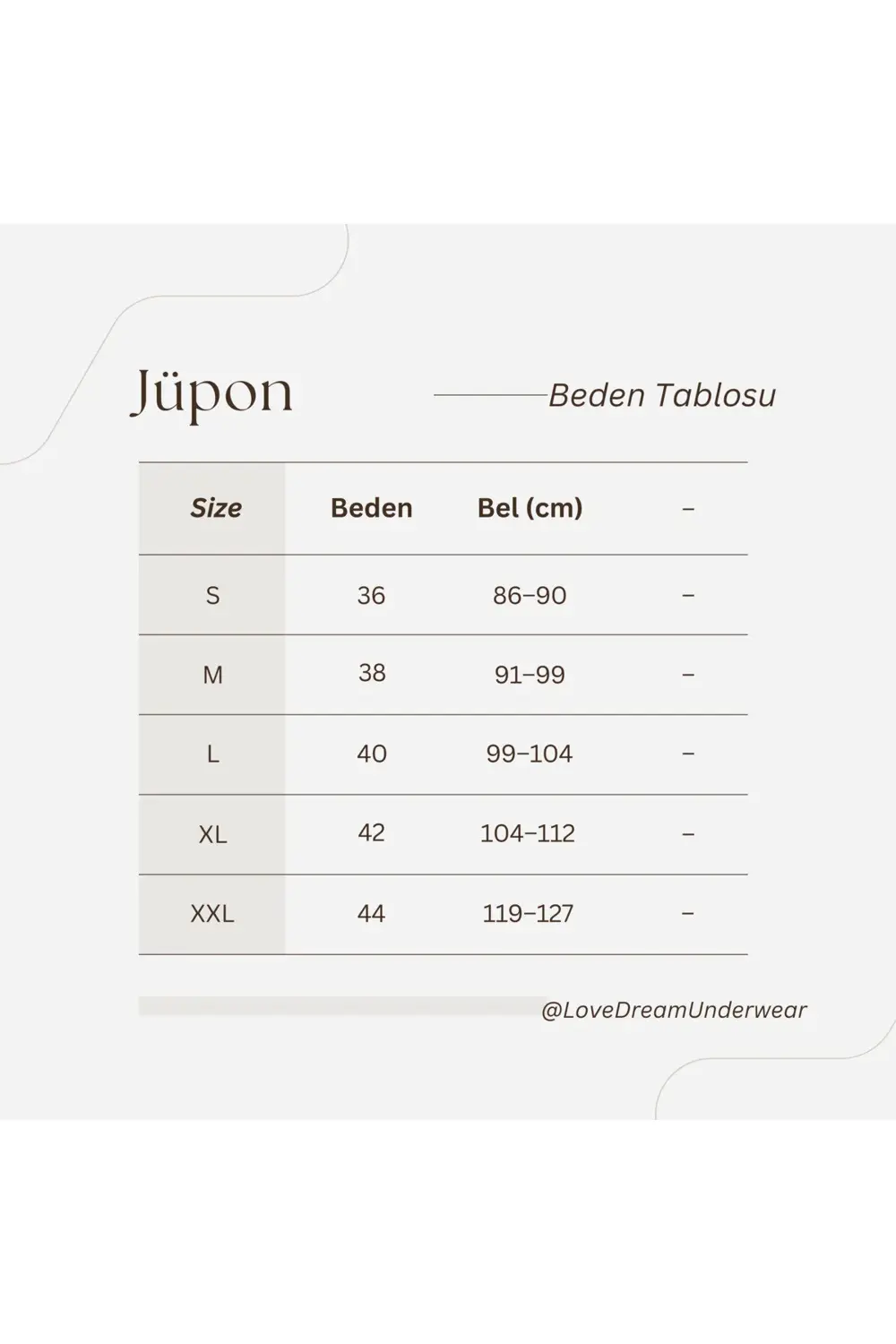 İç Giyim Bambu Mini Jüpon