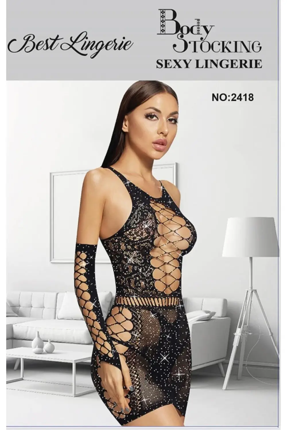 İç Giyim BEST LİNGERİE FANTEZİ VÜCUT ÇORABI-2411