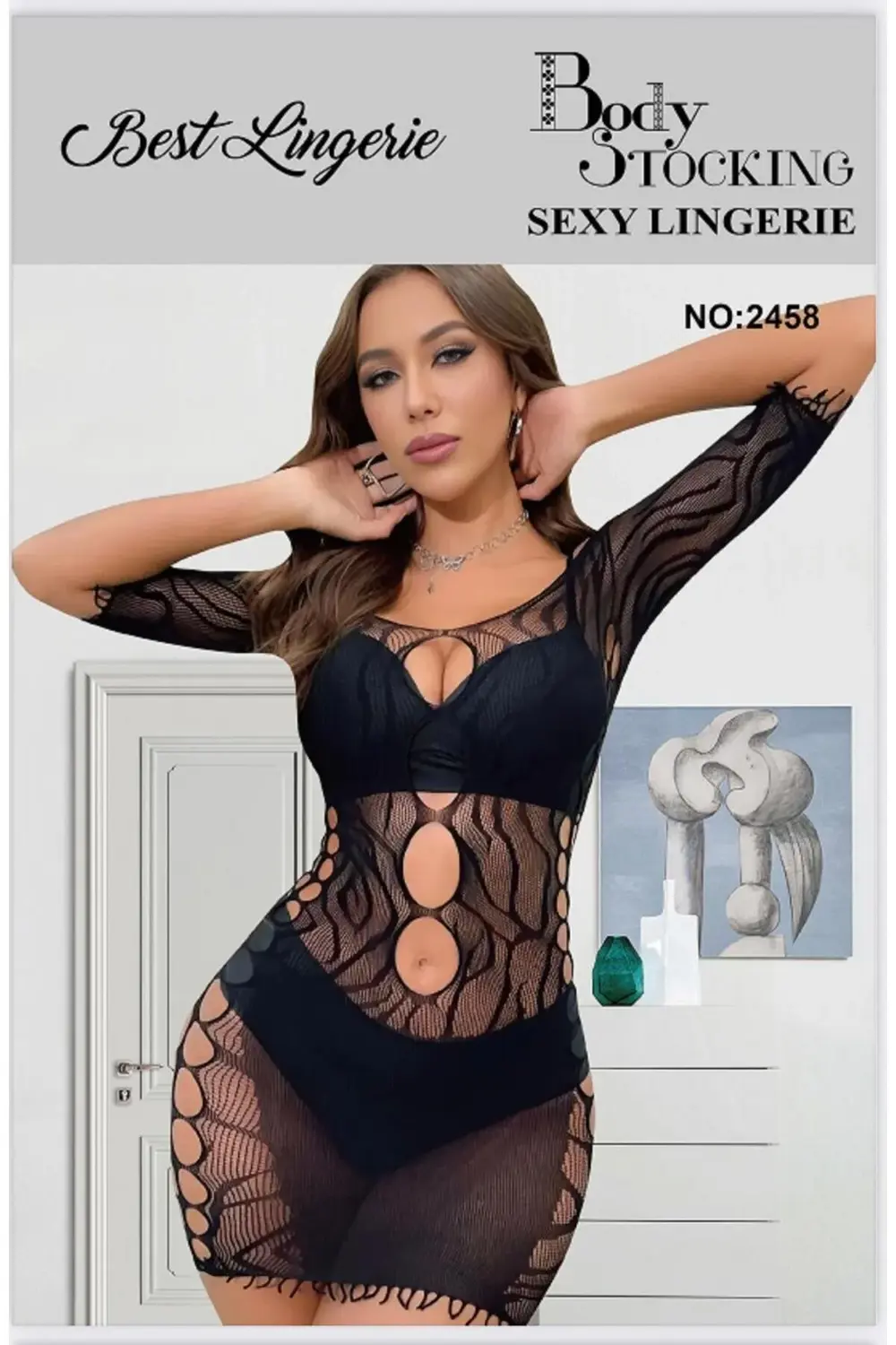 İç Giyim BEST LİNGERİE FANTEZİ VÜCUT ÇORABI-2452