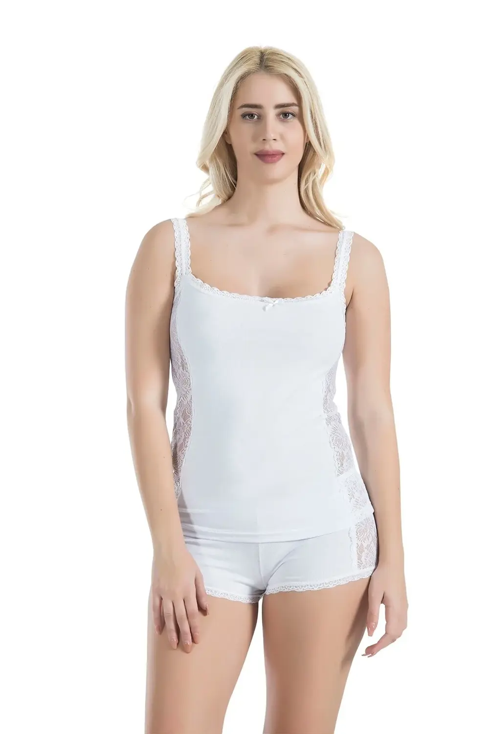 İç Giyim Derya Kurşun Dantel İşlemeli Alt-Üst Takım