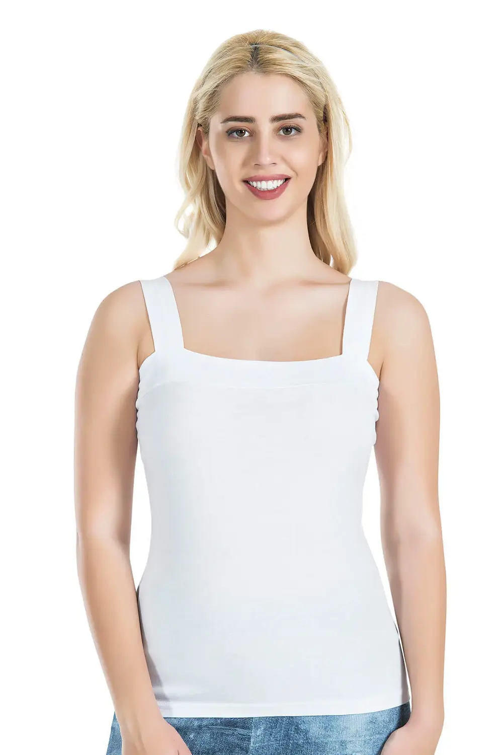 İç Giyim Derya Kurşun Kalın Askı Kare Kesim Atlet