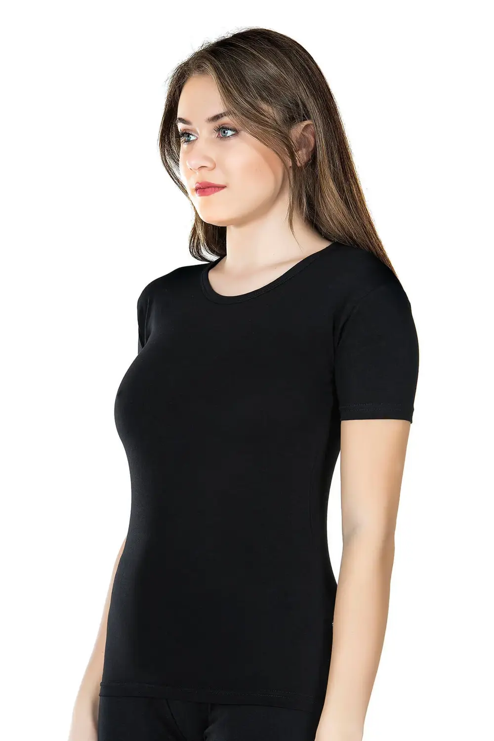 İç Giyim Derya Kurşun Oval Yaka Yarım Kol Atlet