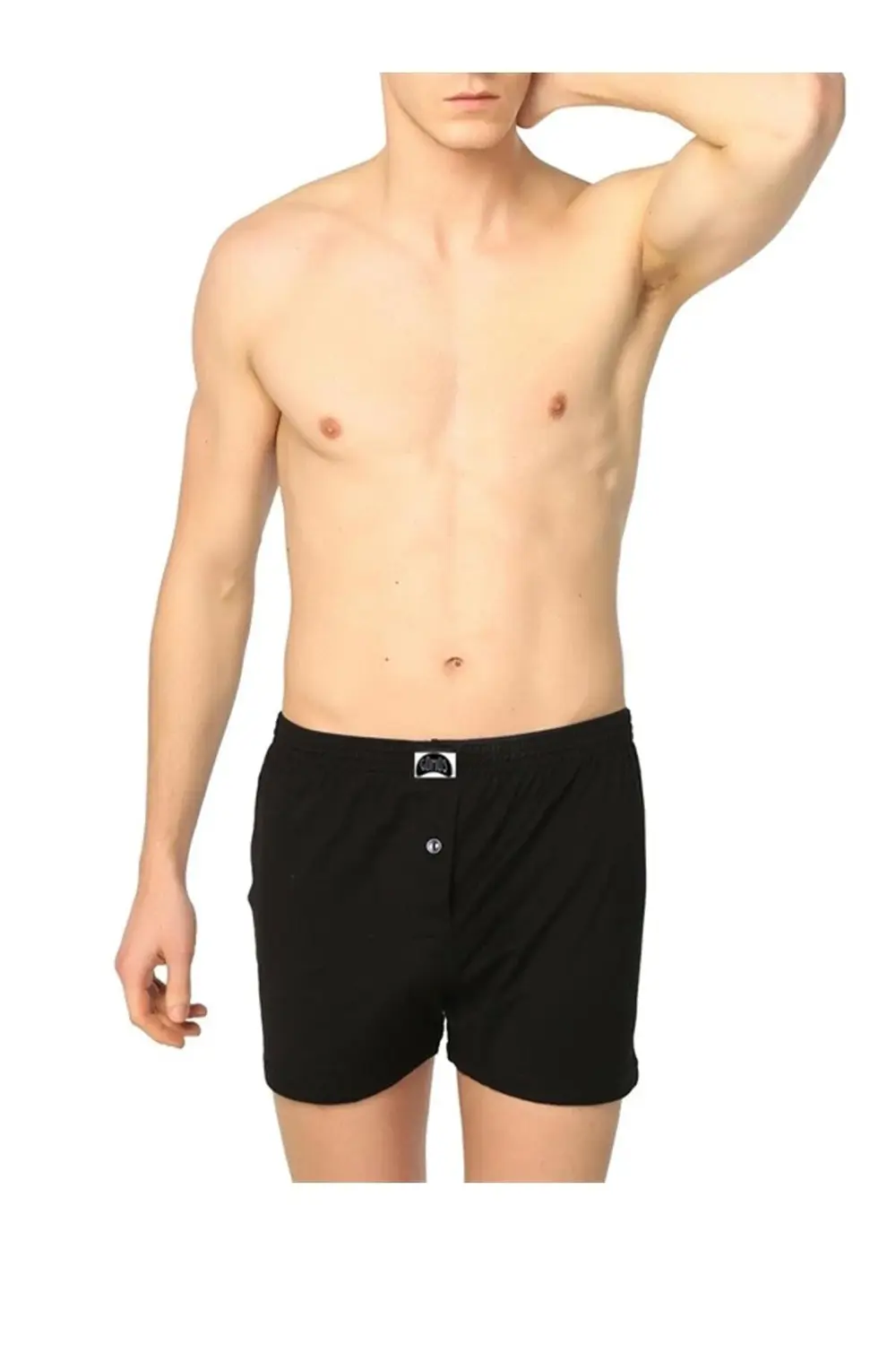 Iç Giyim Düğmeli Erkek Boxer 6 Lı Paket