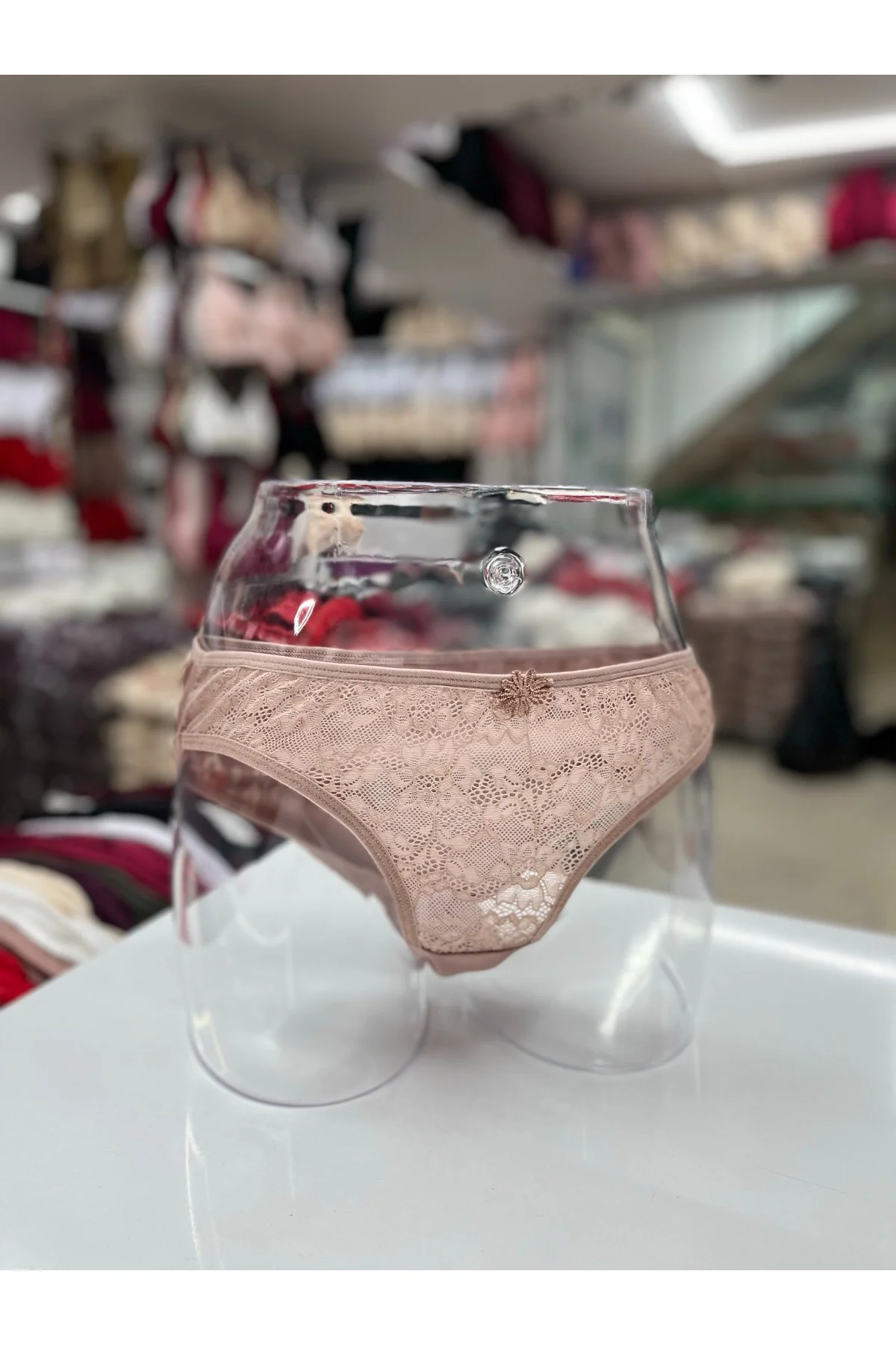 İç Giyim EBRU Dantel Slip Külot Eko Paket (6 ADET)