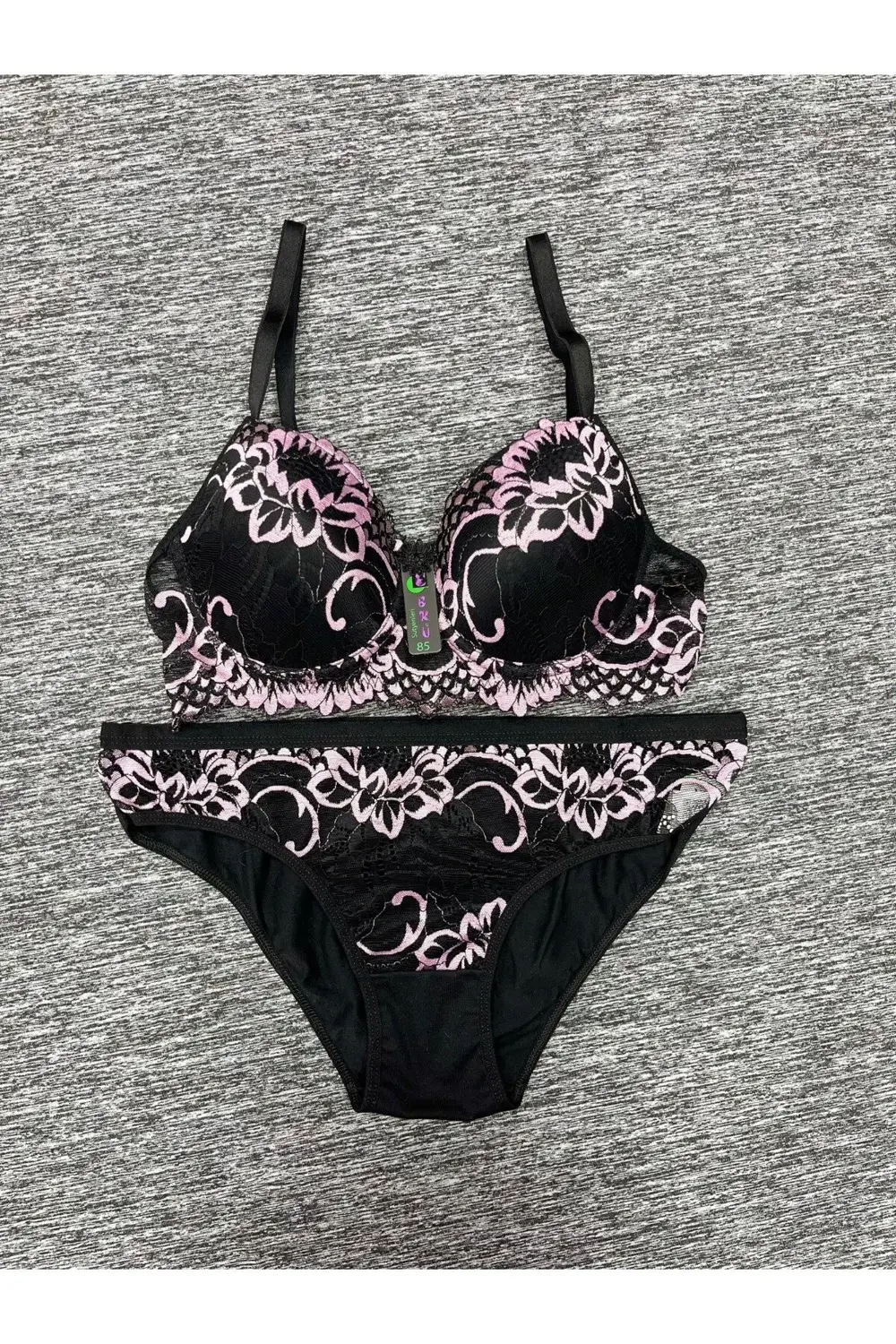 İç Giyim EBRU Ebruli Destekli Sütyen ve Külot Takım (Sütyen Yıkam