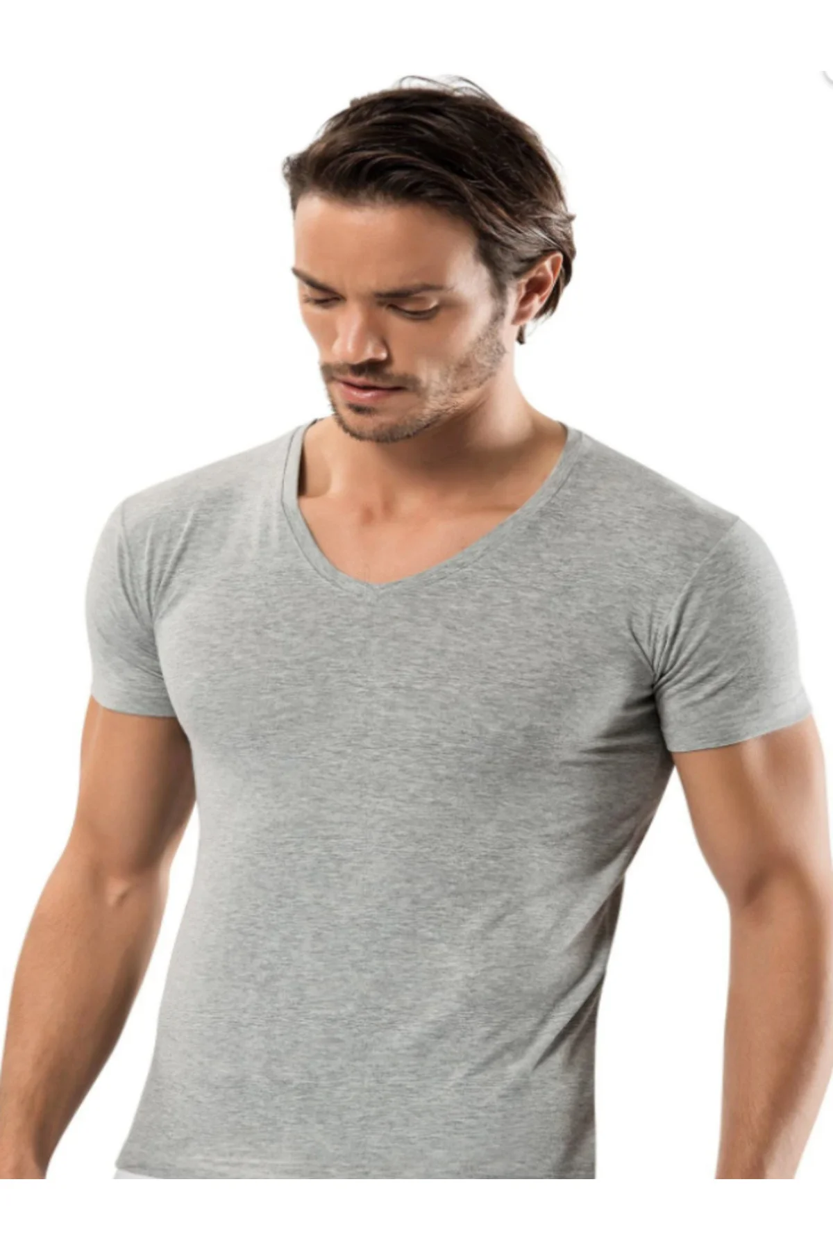 İç Giyim ERDEM Pamuk Elastan V Yaka T-Tshirt (3 ADET)