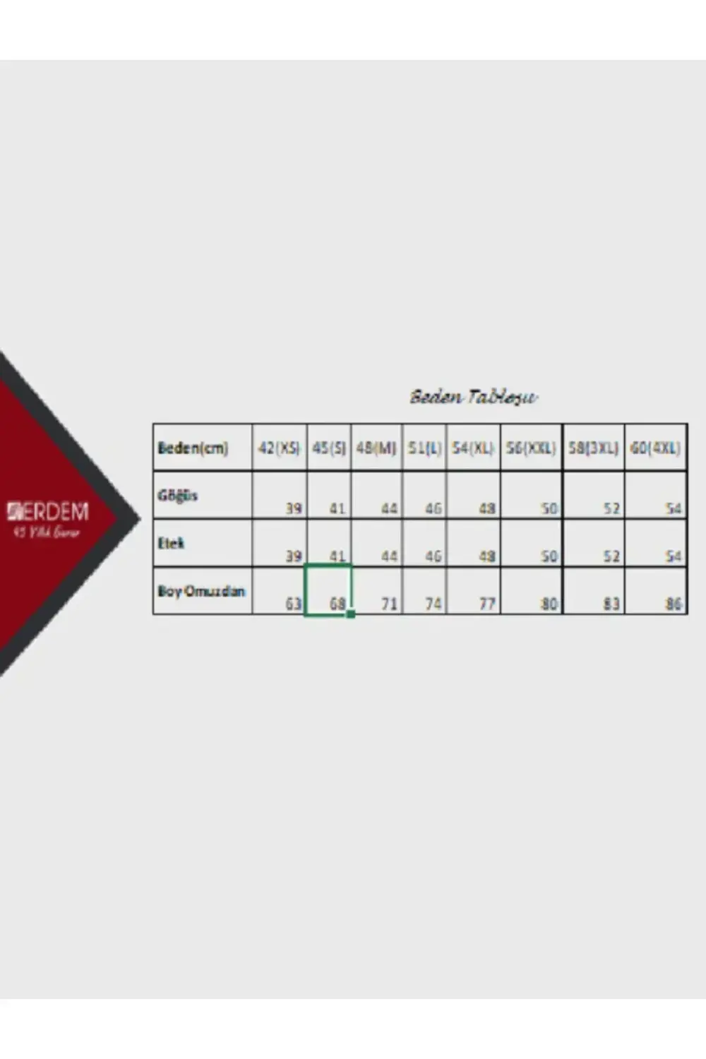 İç giyim ERDEM PENYE SÜPREM ATLET BÜYÜK BEDENLİ (3 ADET)