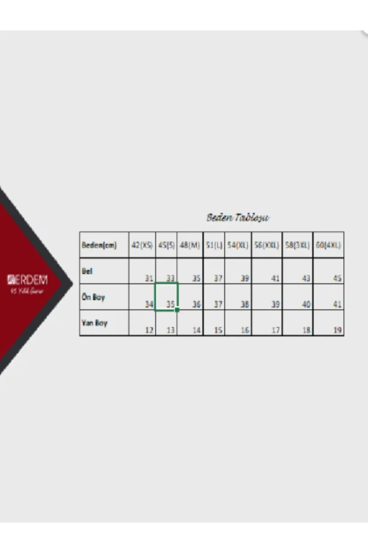 İç Giyim ERDEM Ribana Slip Külot  (3 ADET)